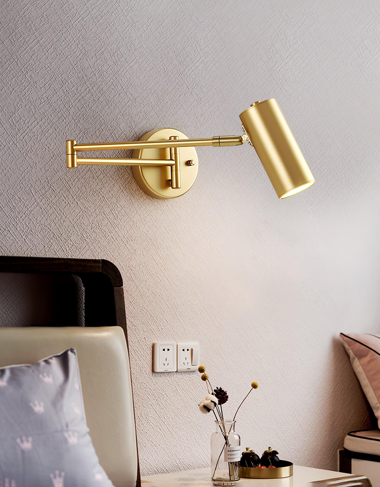 Axel Adjustable Swing Arm Wall Lamp - Neutralighting