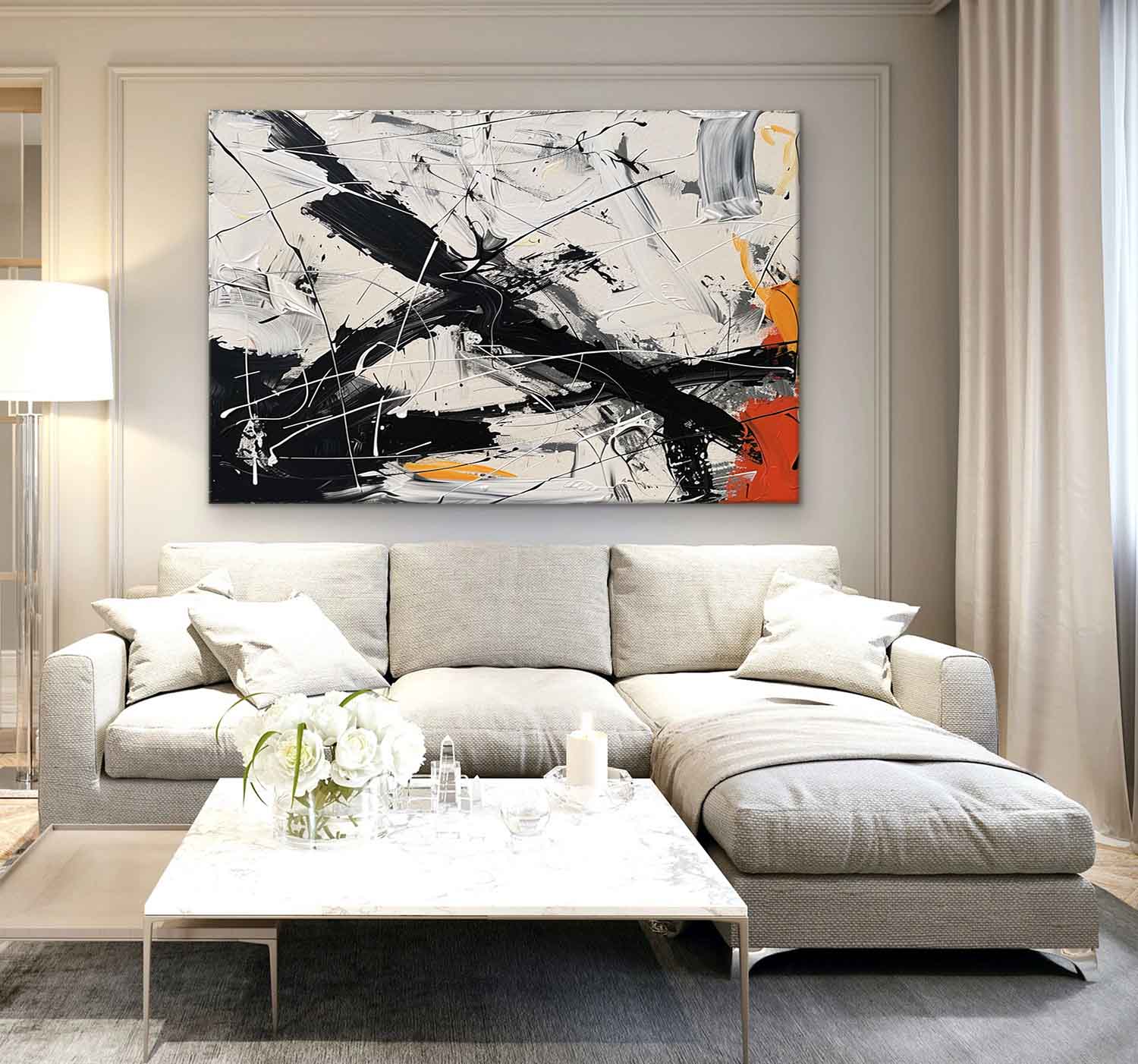 Abstract Expressionist Art AEA004 - Neutralighting
