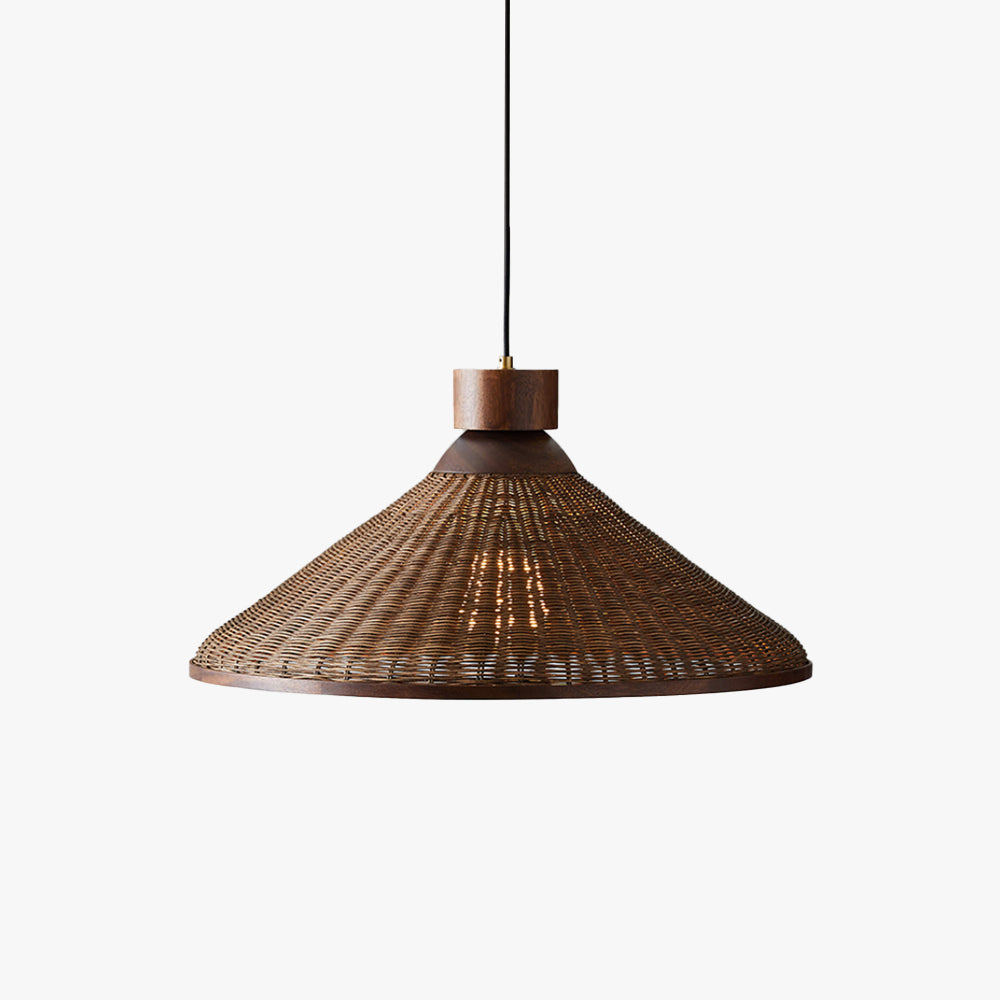 Silva Retro Design LED Pendant Light Rattan Living Room/Restaurant/Hotel - Neutralighting