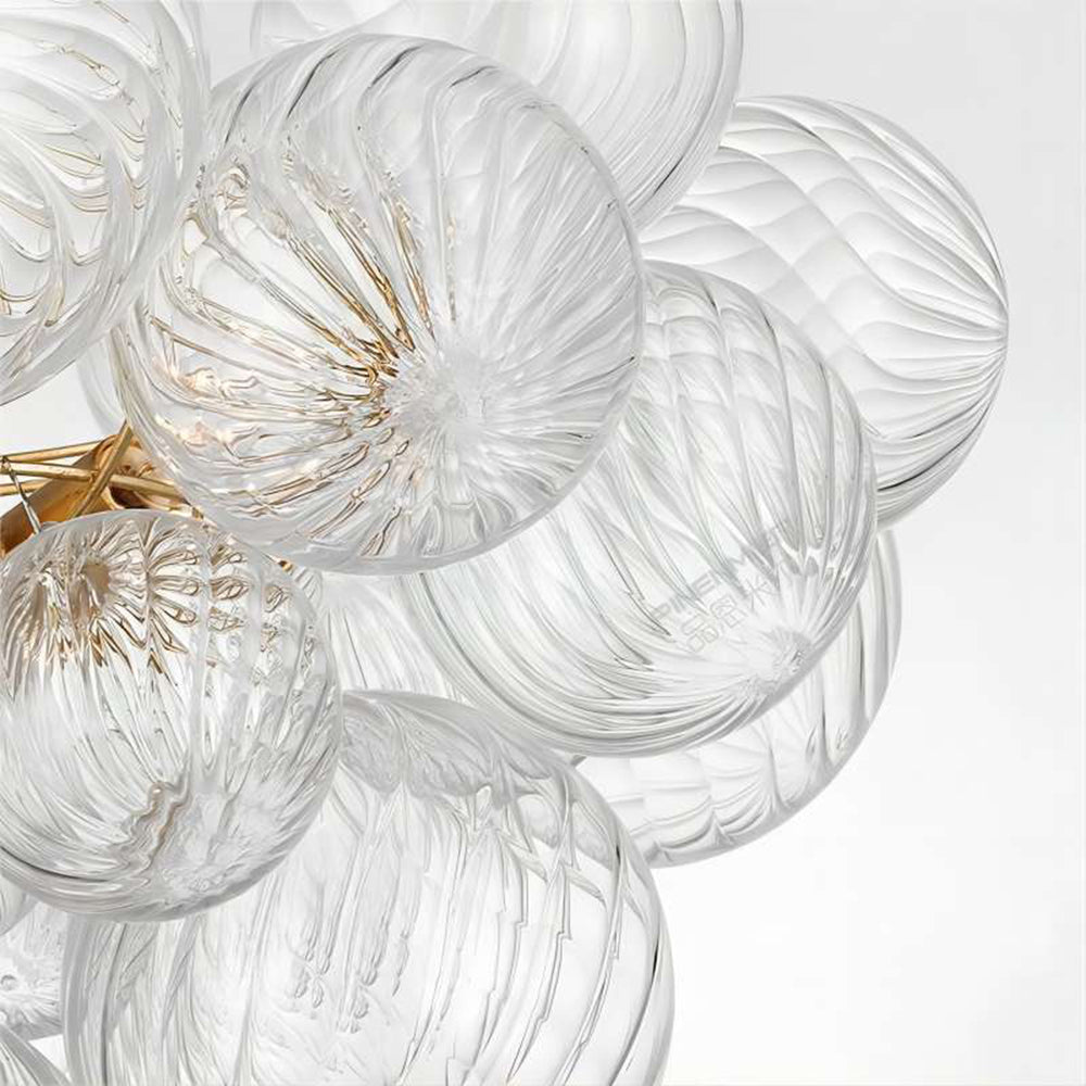 Valentina Luxury Modern LED Bubble Chandelier Glass Living Room - Neutralighting