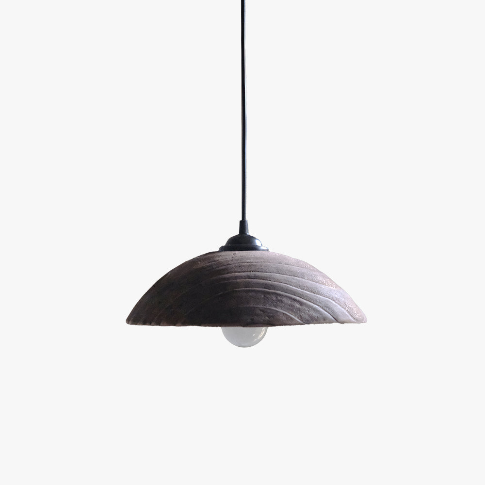 Silva Modern LED Pendant Light Brown Wood Living Room Bedroom - Neutralighting