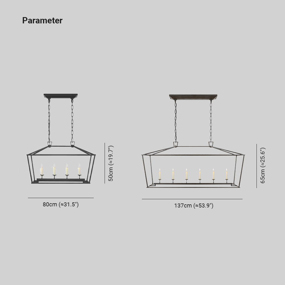 Silva Vintage Design Metal LED Pendant Light Living Room/Restaurant - Neutralighting