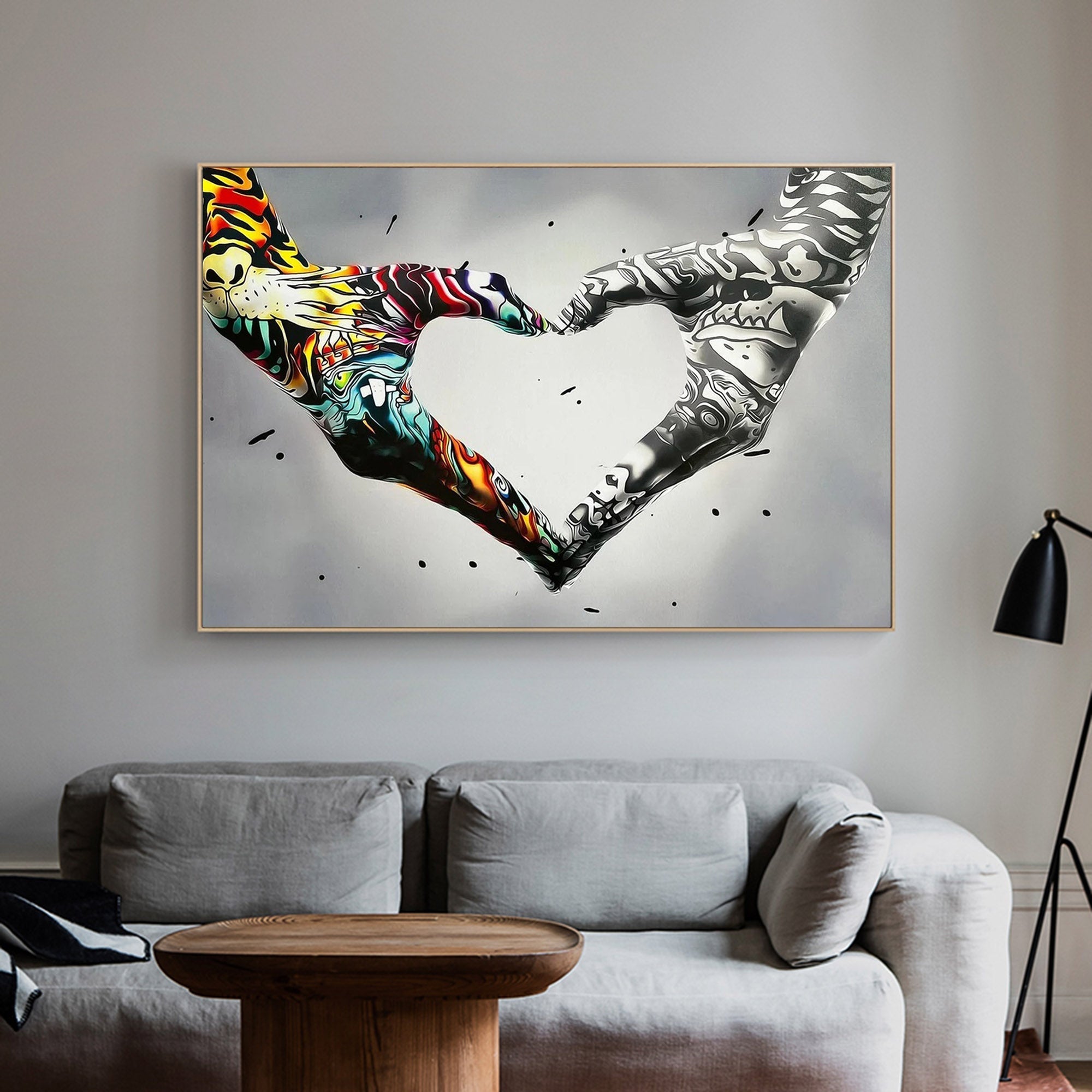Gesture Heart Graffiti Art GA001 - Neutralighting