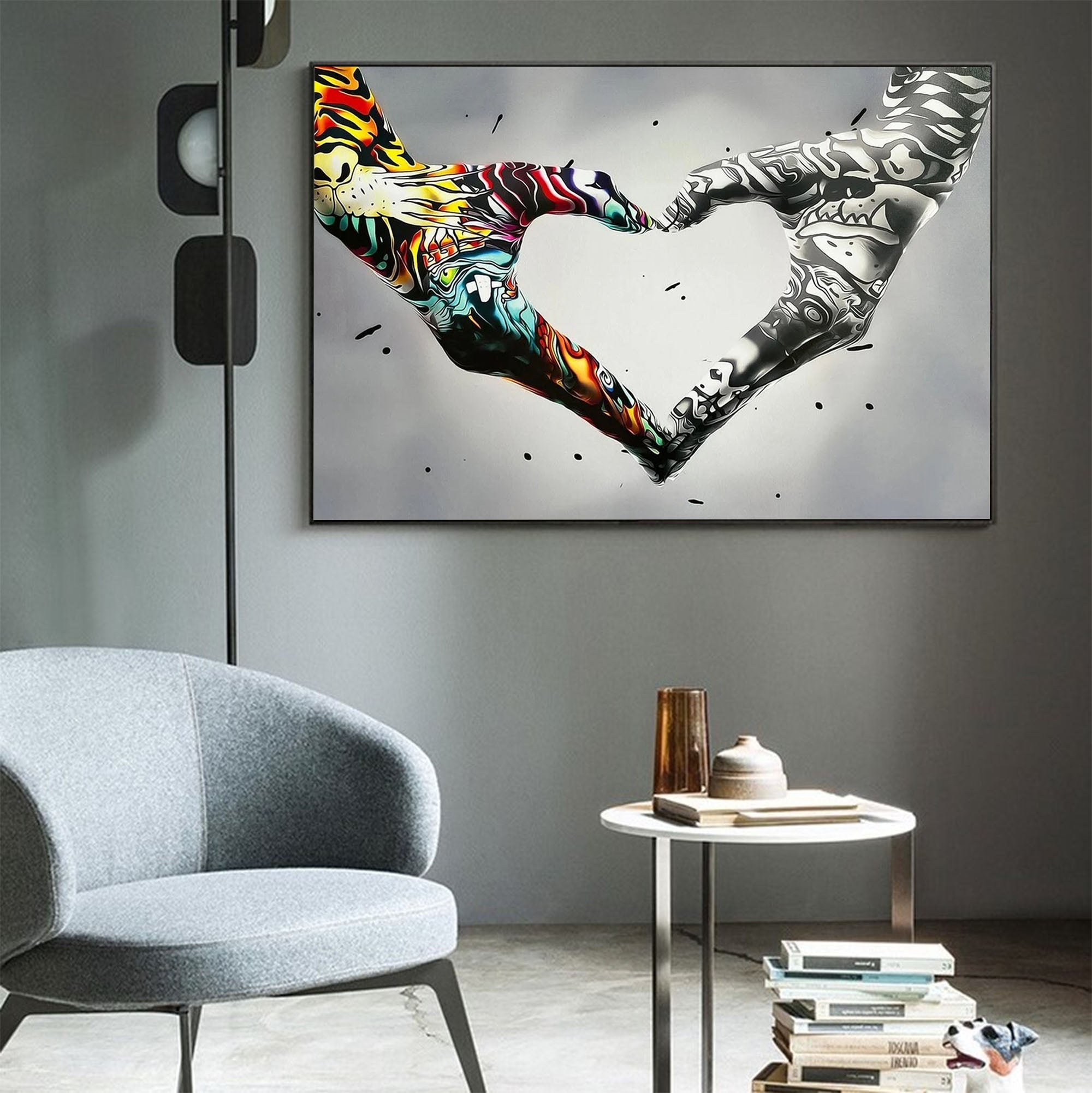 Gesture Heart Graffiti Art GA001 - Neutralighting