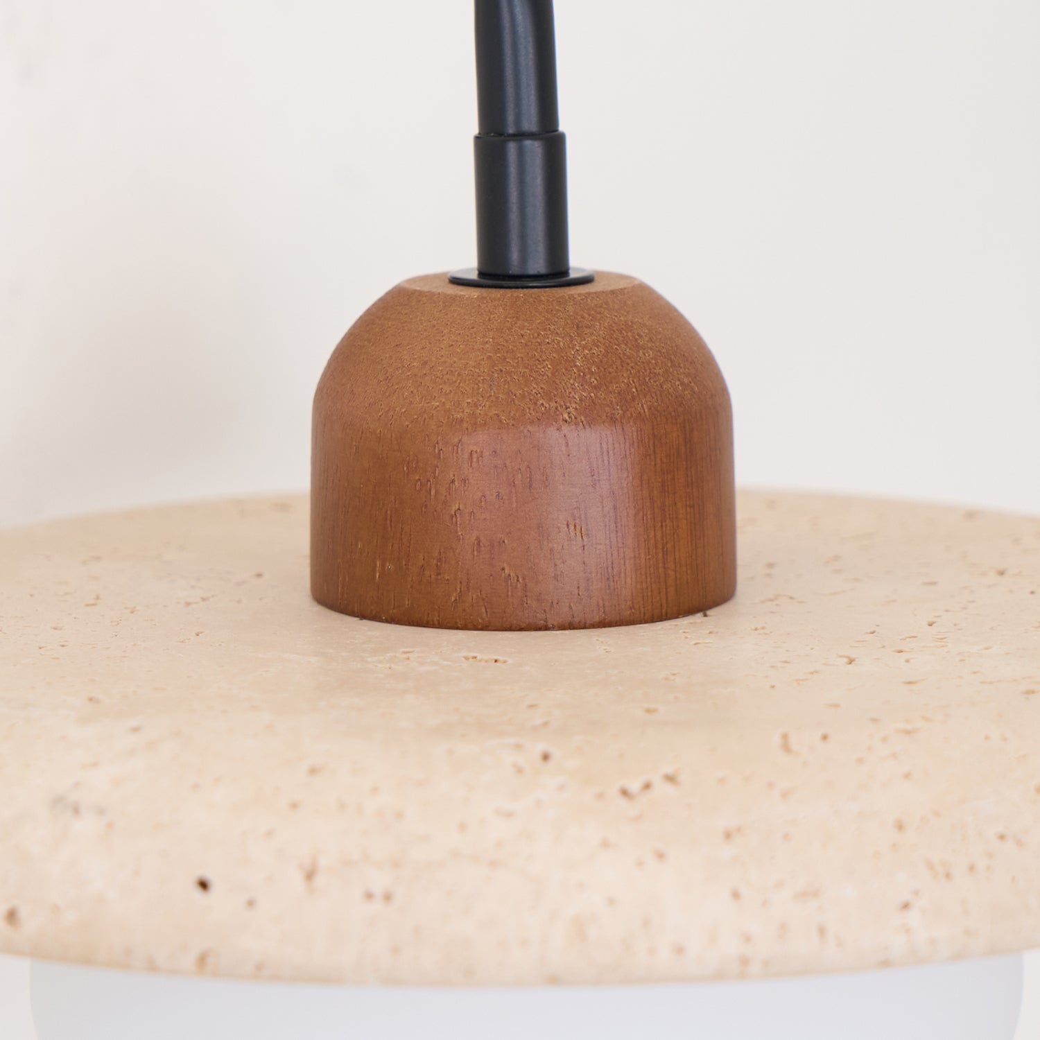 Solaro Travertine Wall Light Pull Chain Switch - Neutralighting