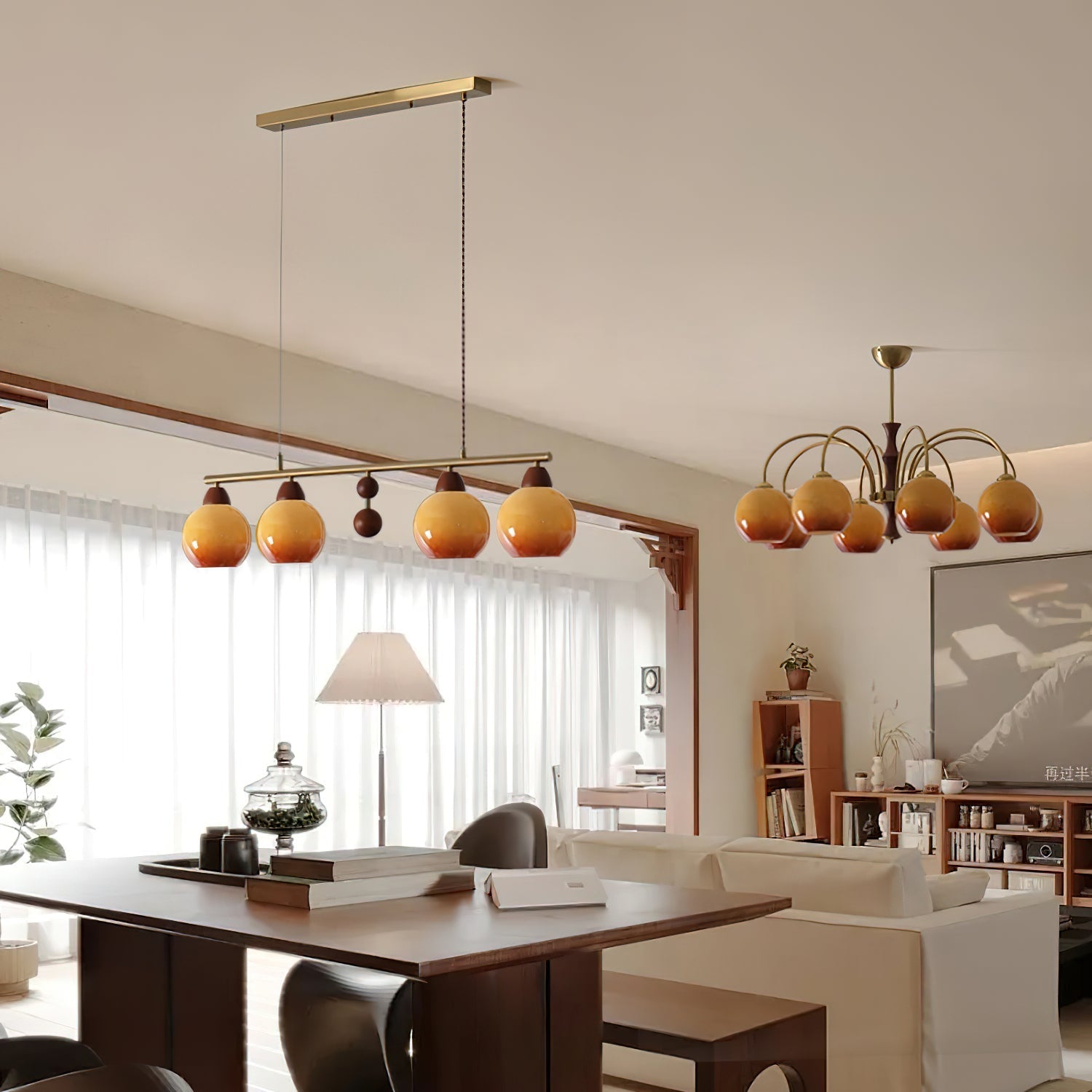 Amara Hand-blown Glass Chandelier - Neutralighting