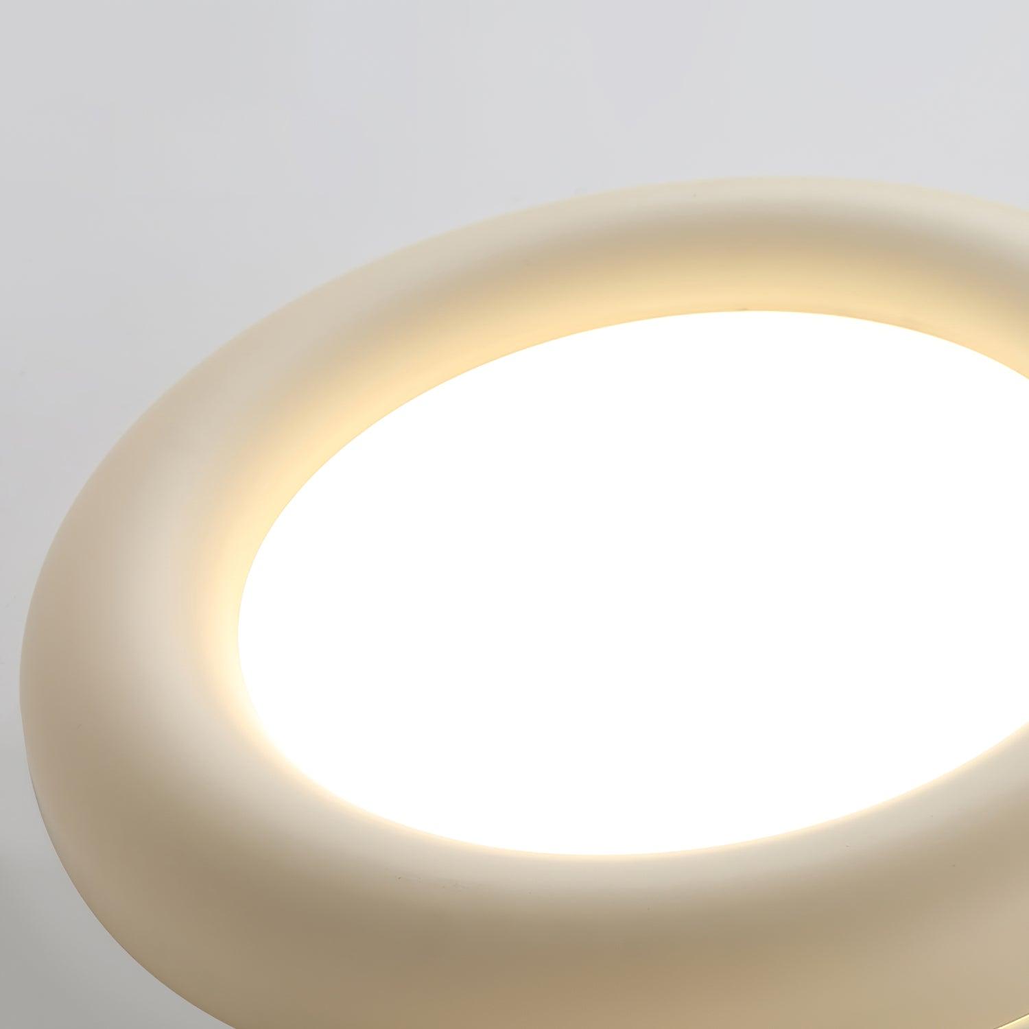 Ceiling Light Beige Flush Mount with Acrylic Canopy Minimalist - Neutralighting