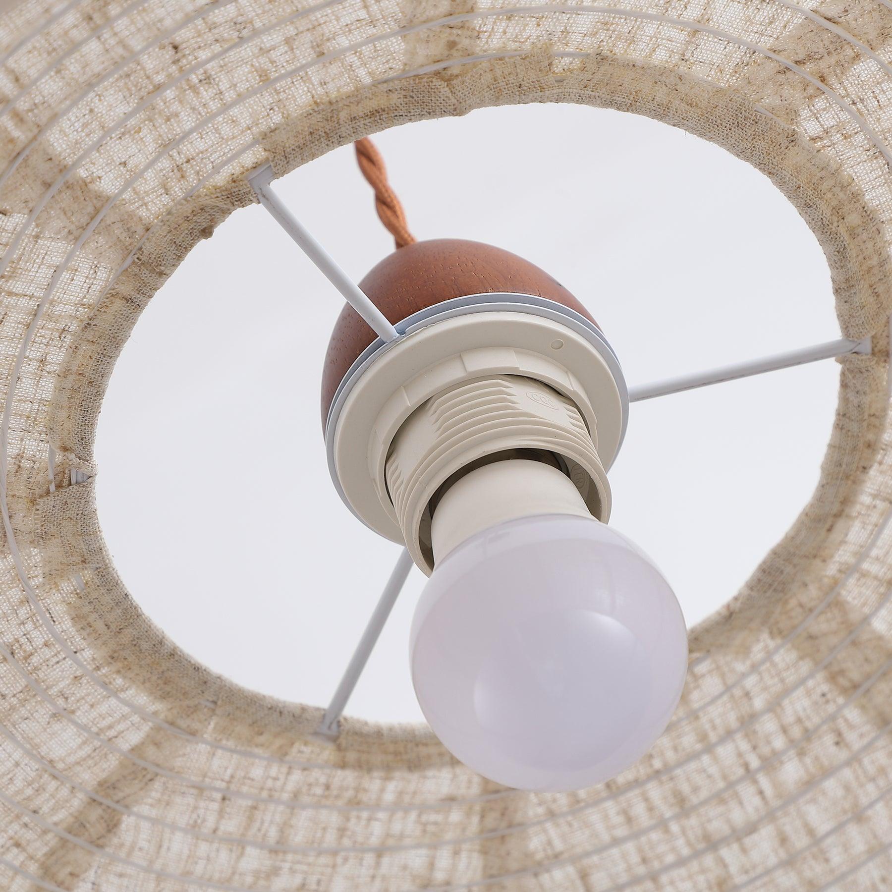 Evano Woven Dome Pendant Light - Neutralighting