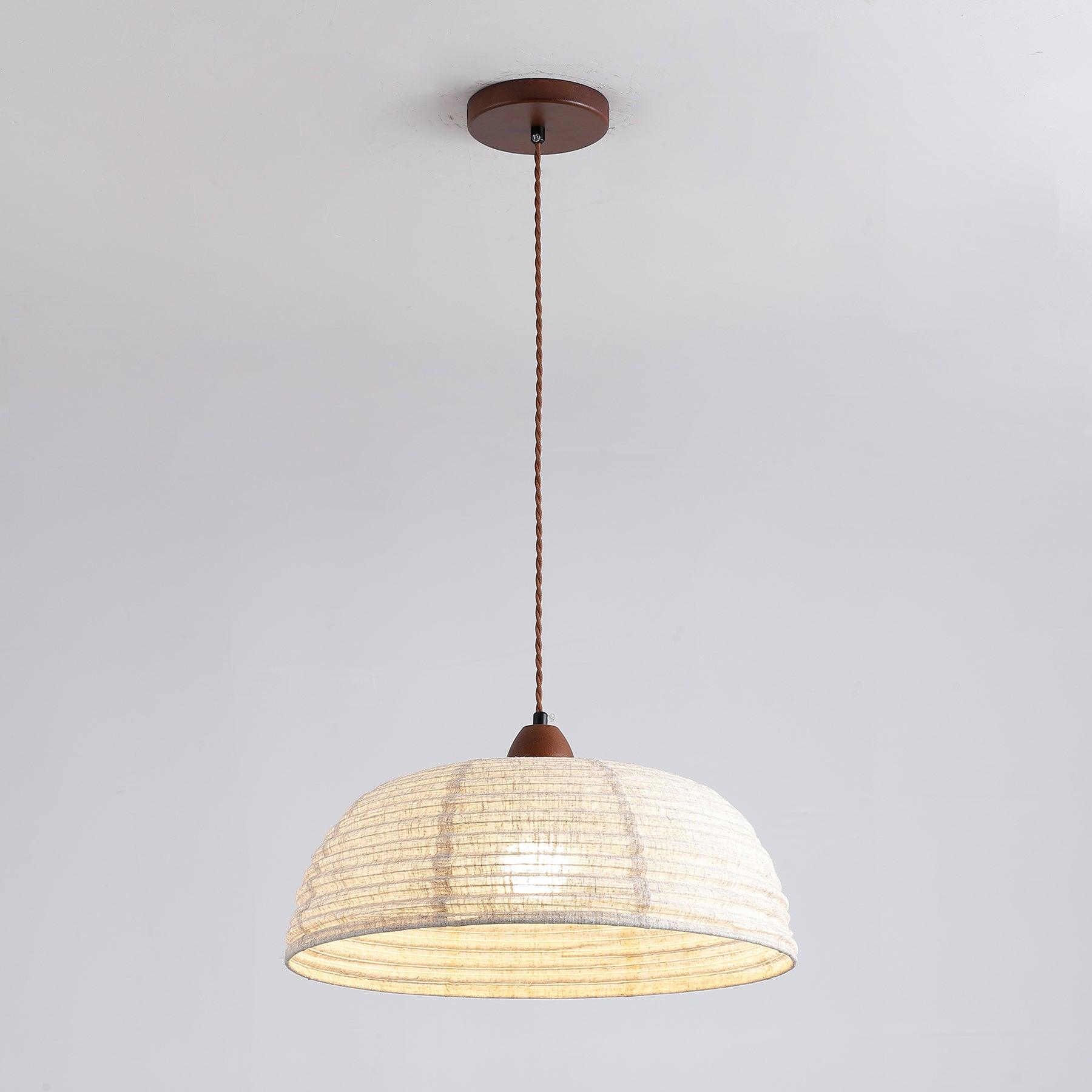 Evano Woven Dome Pendant Light - Neutralighting