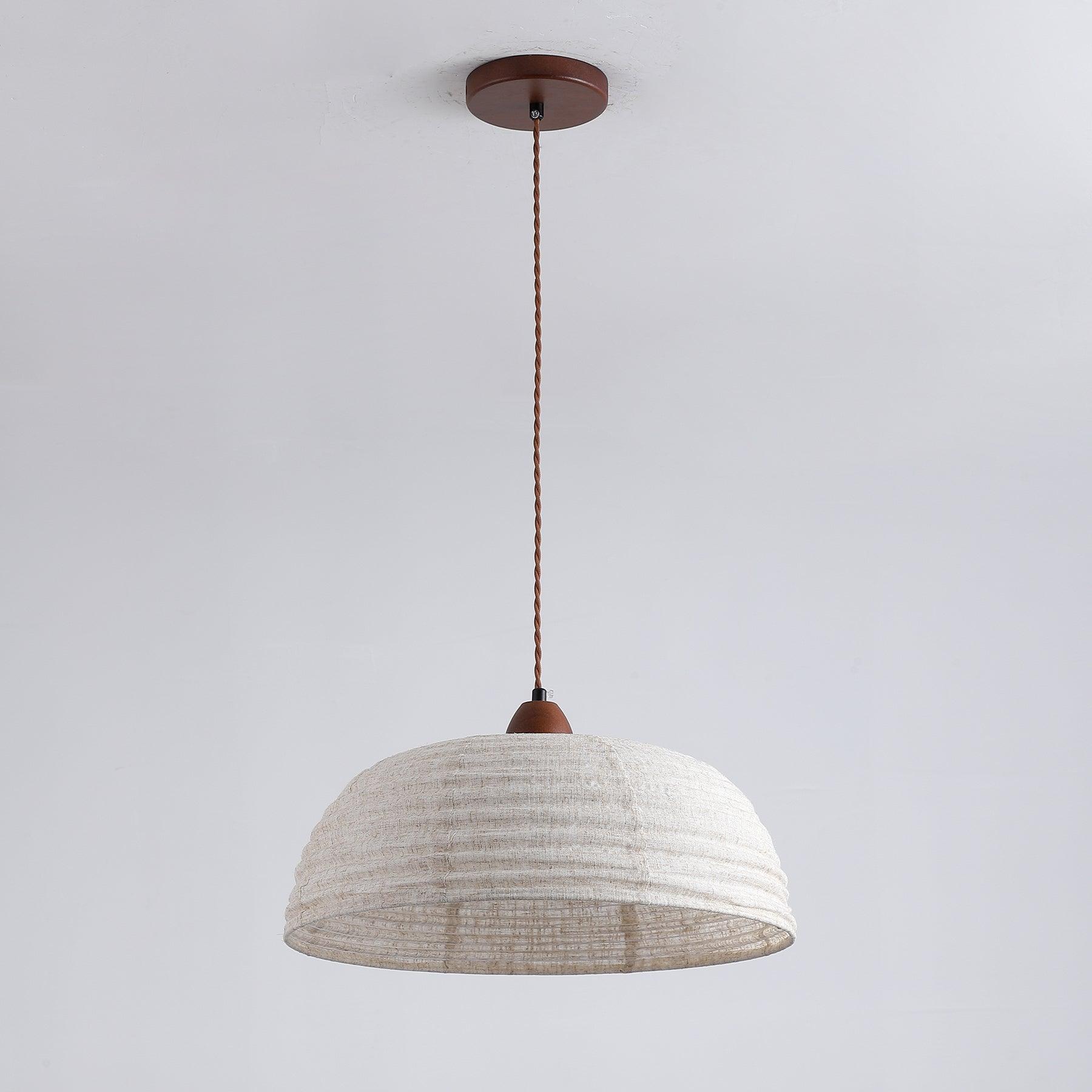 Evano Woven Dome Pendant Light - Neutralighting