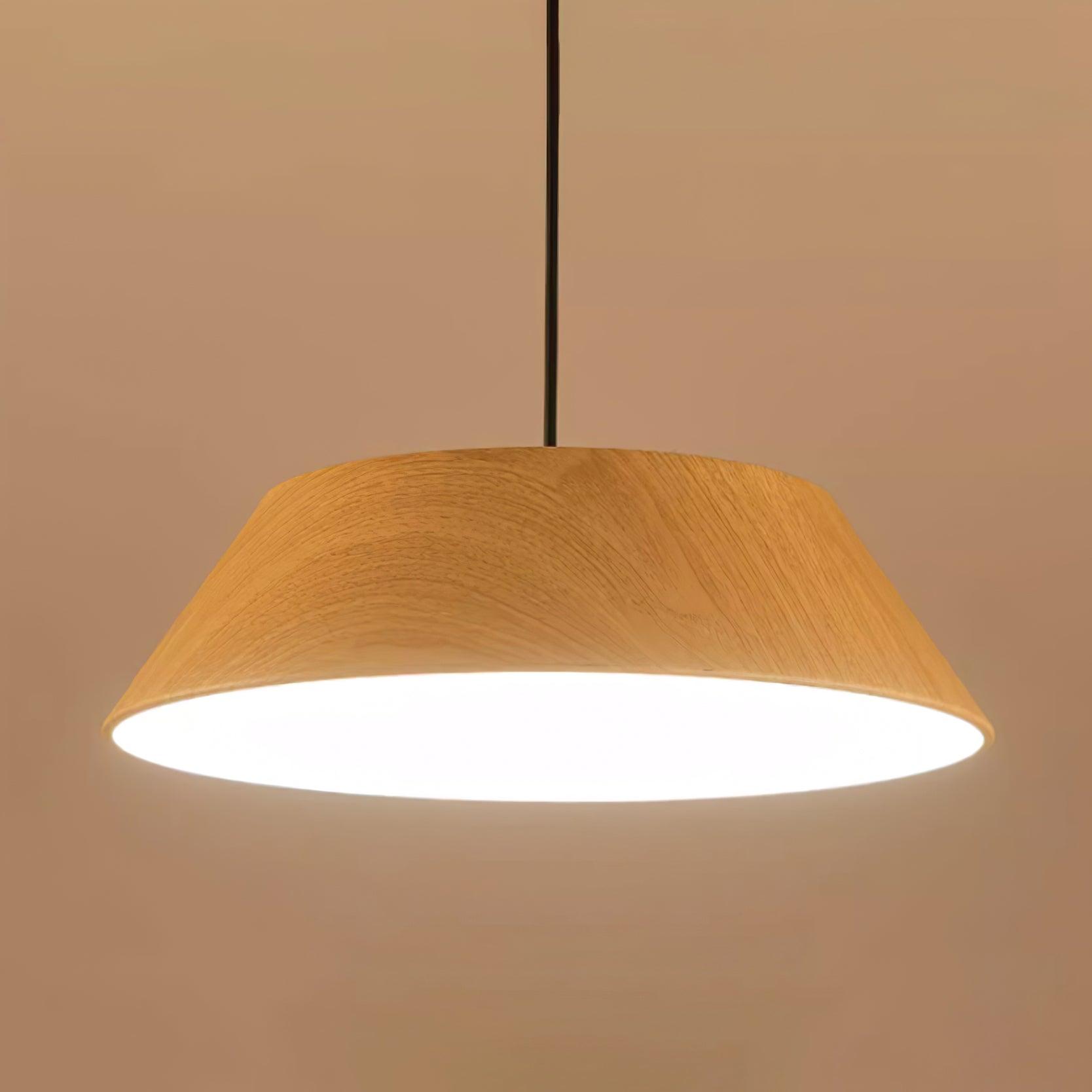 Novain Wood Grain Pendant Light - Neutralighting