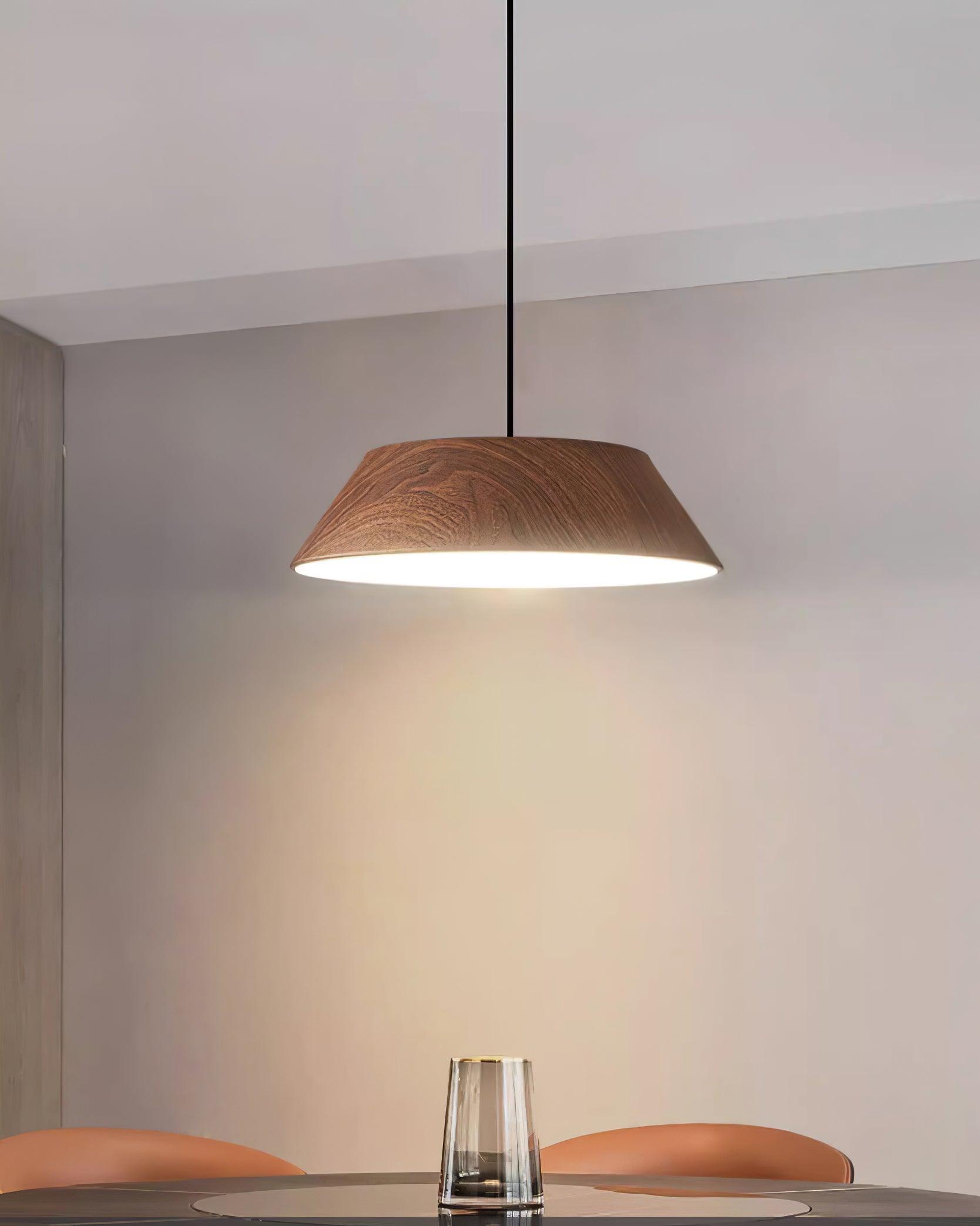 Novain Wood Grain Pendant Light - Neutralighting