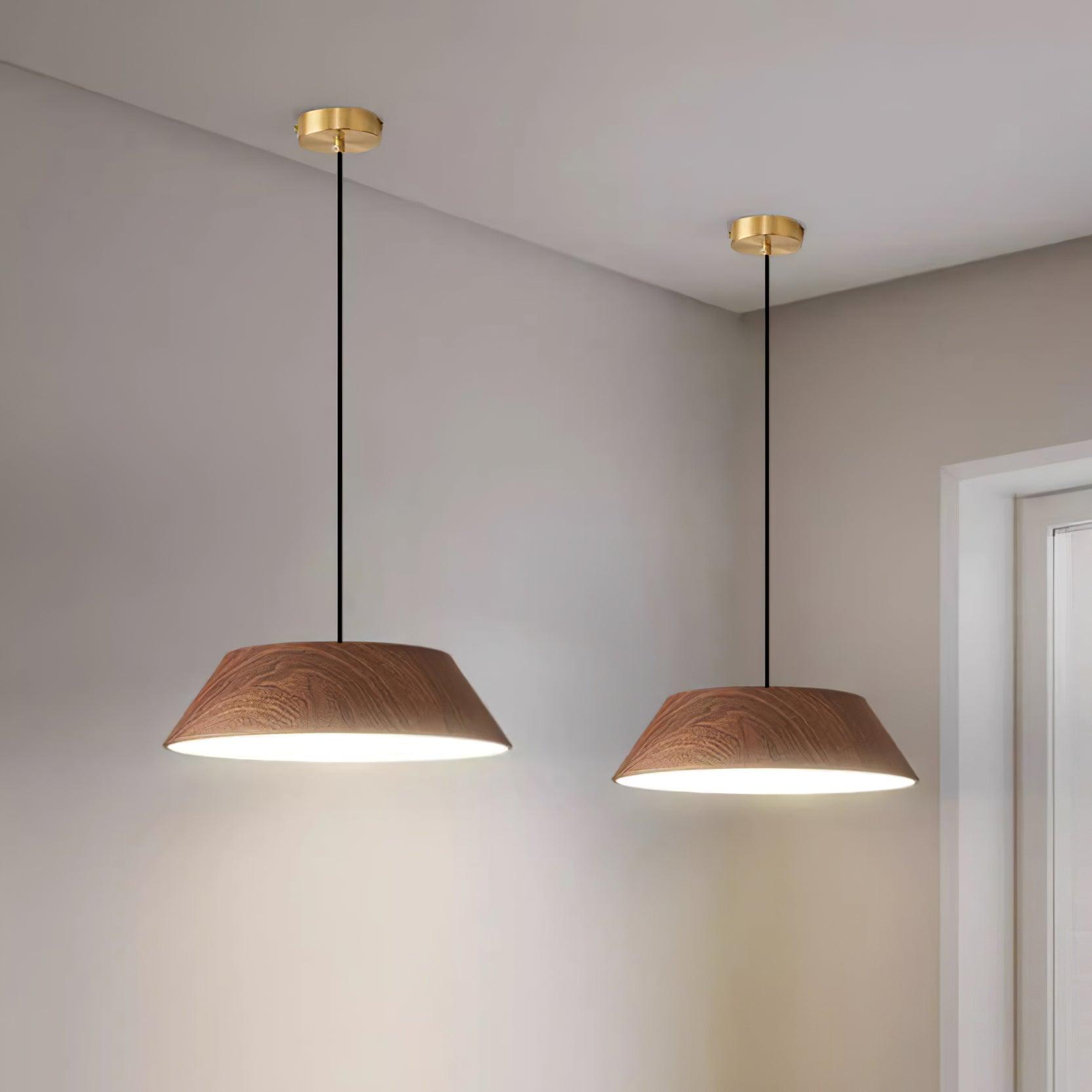 Novain Wood Grain Pendant Light - Neutralighting