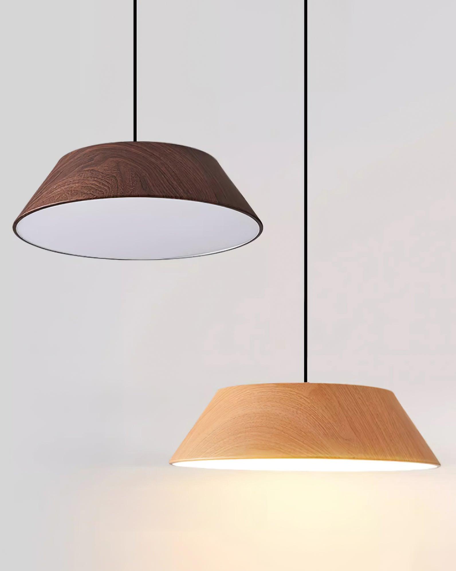 Novain Wood Grain Pendant Light - Neutralighting