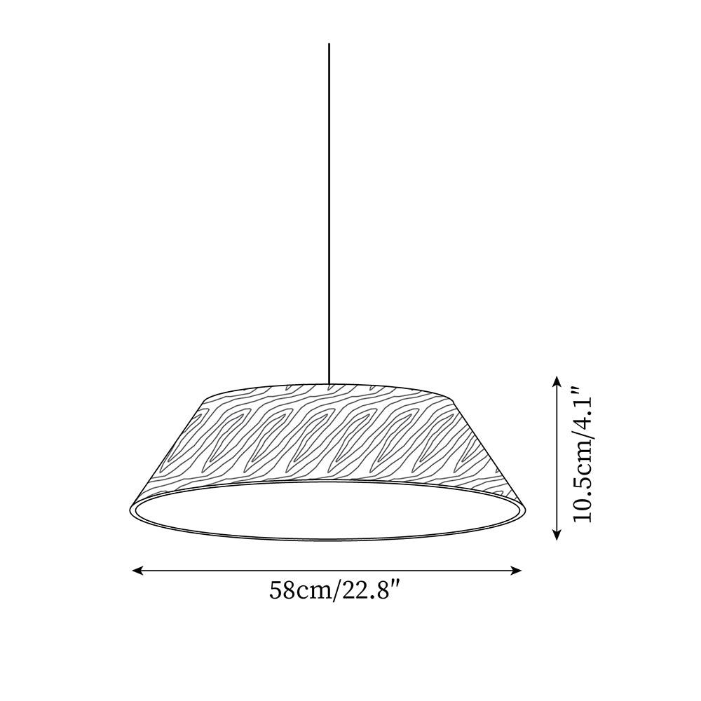 Novain Wood Grain Pendant Light - Neutralighting