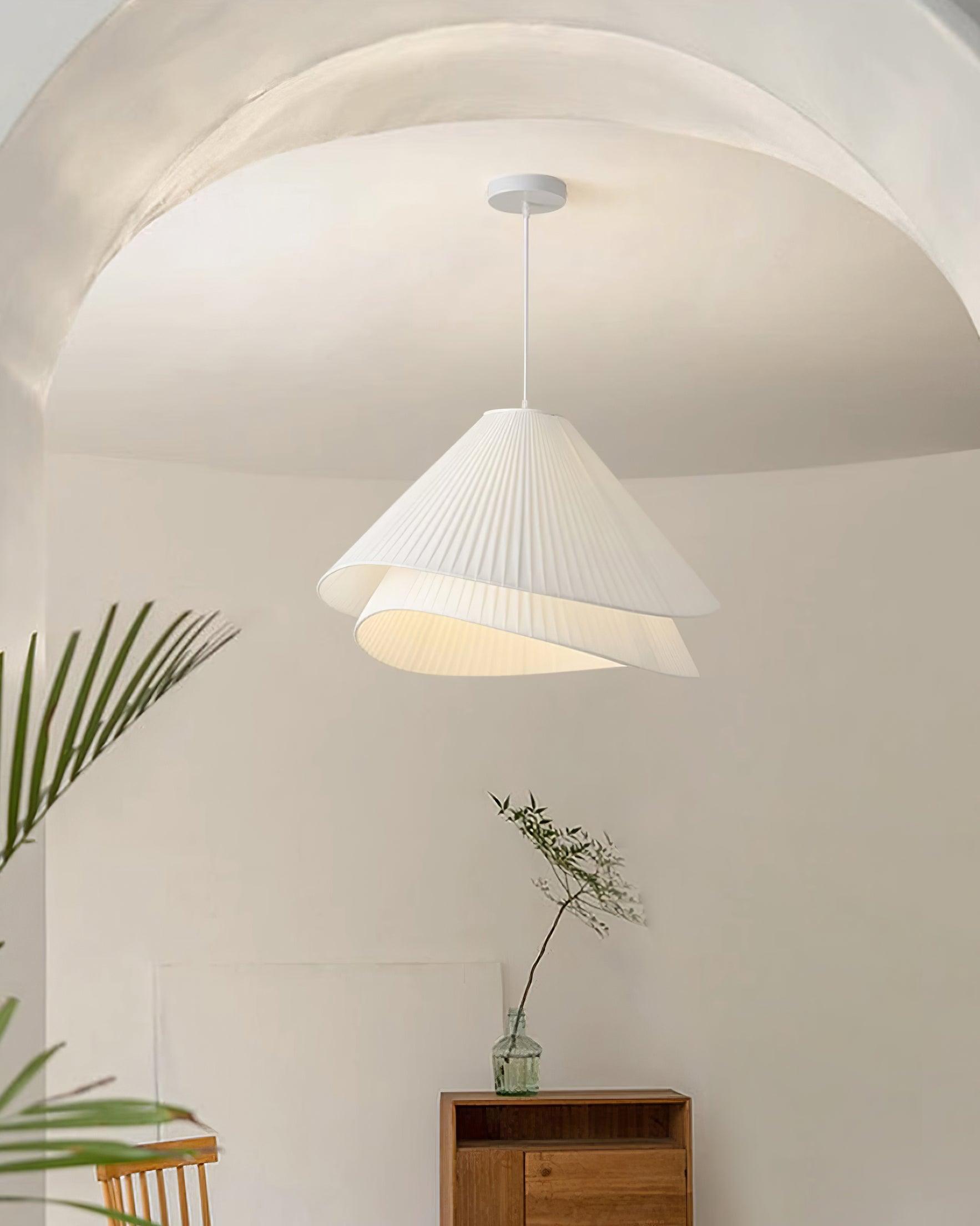 Tempo Pleated Pendant Light - Neutralighting