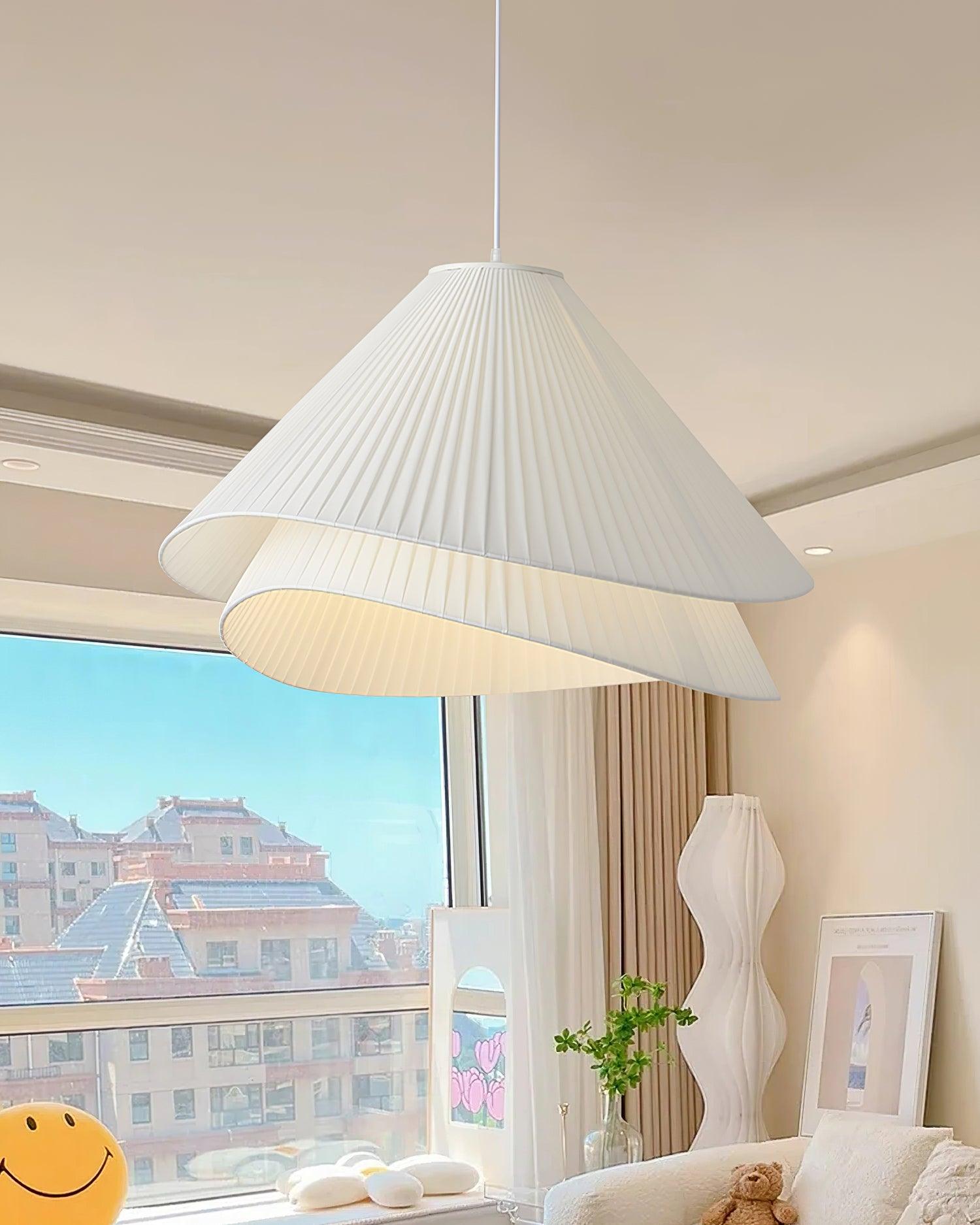 Tempo Pleated Pendant Light - Neutralighting