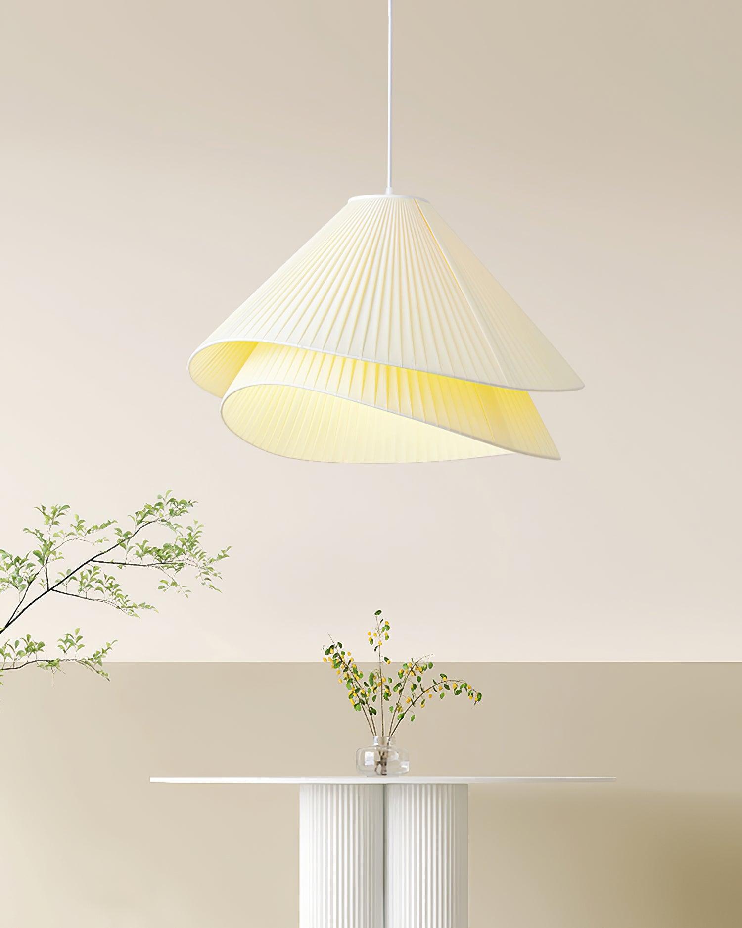 Tempo Pleated Pendant Light - Neutralighting
