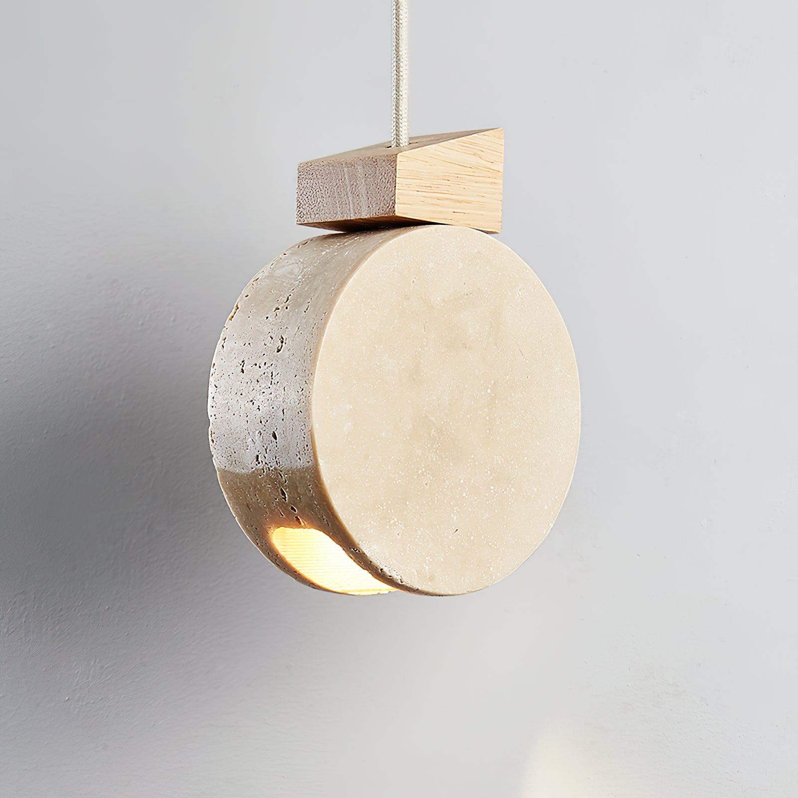 Ritta Pendant Light Geometry Travertine - Neutralighting