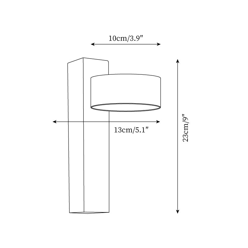 Ritta Wall Light Travertine Wood - Neutralighting
