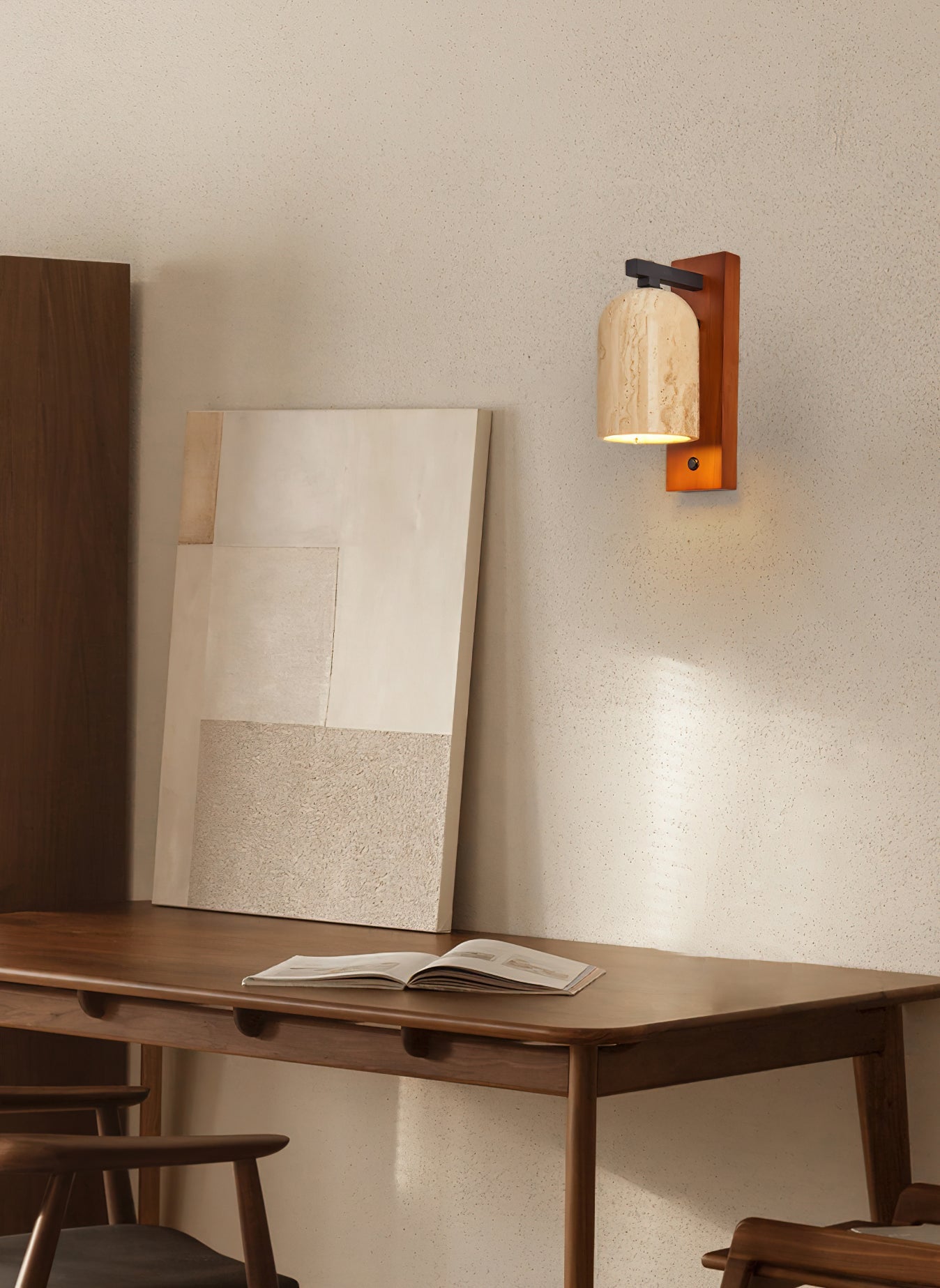 Cole Wall Light Travertine - Neutralighting