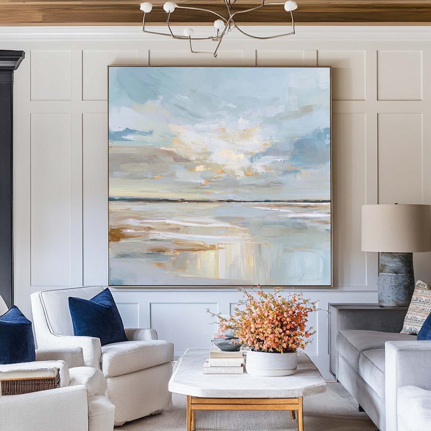 Modern Abstract Painting ABAS299 - Neutralighting