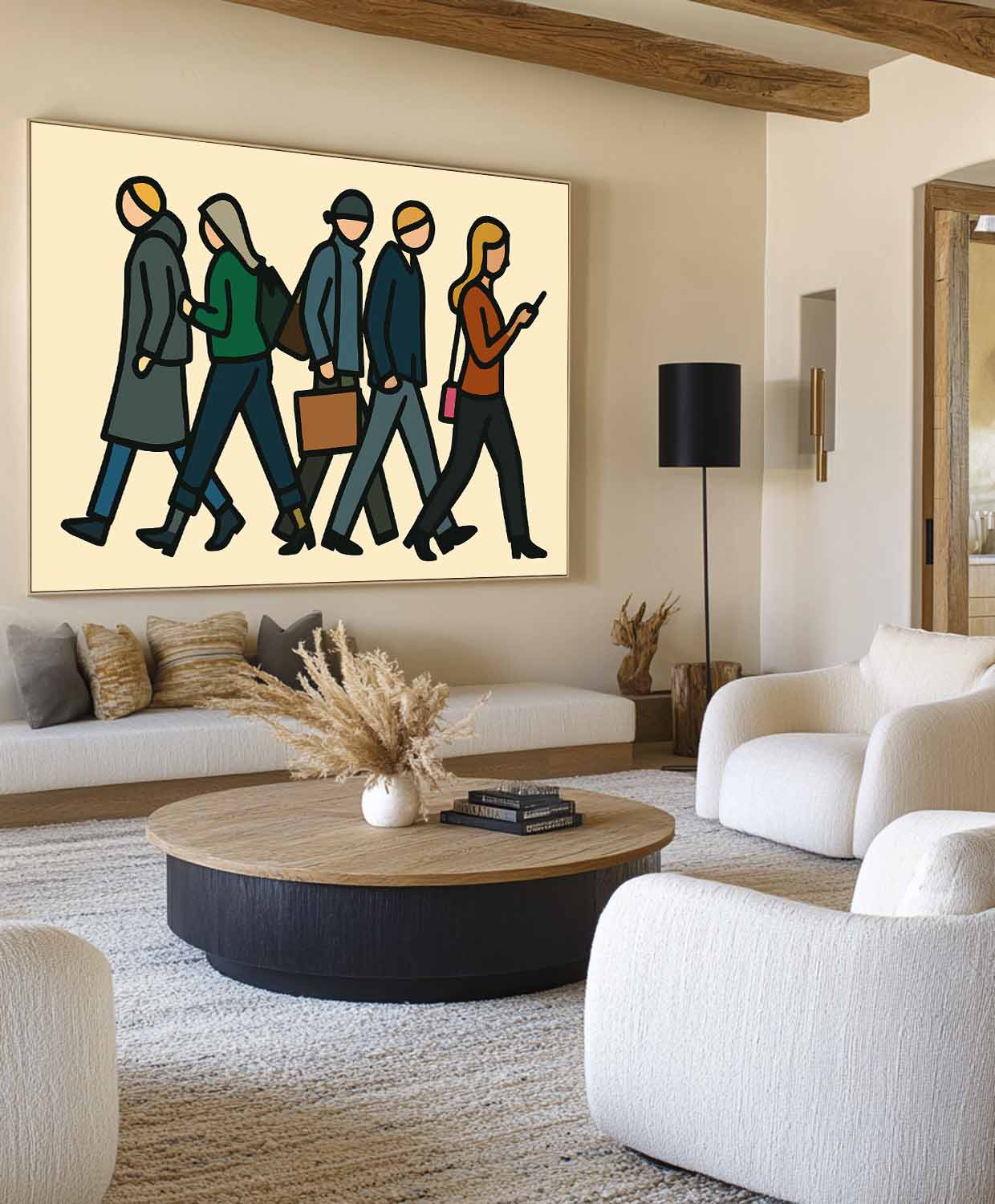 Modern Abstract Painting ABAH193 - Neutralighting