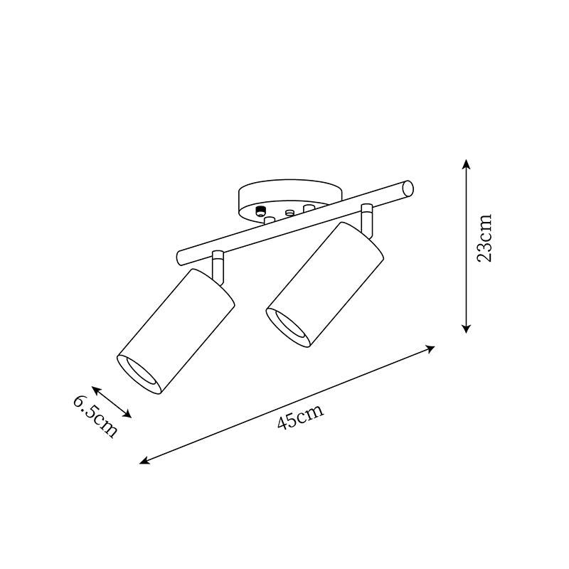 Liora Wooden Track Ceiling Light - Letslighting