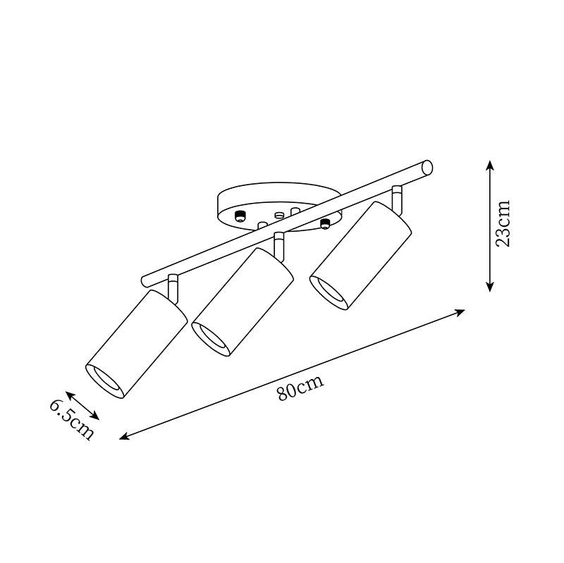 Liora Wooden Track Ceiling Light - Letslighting