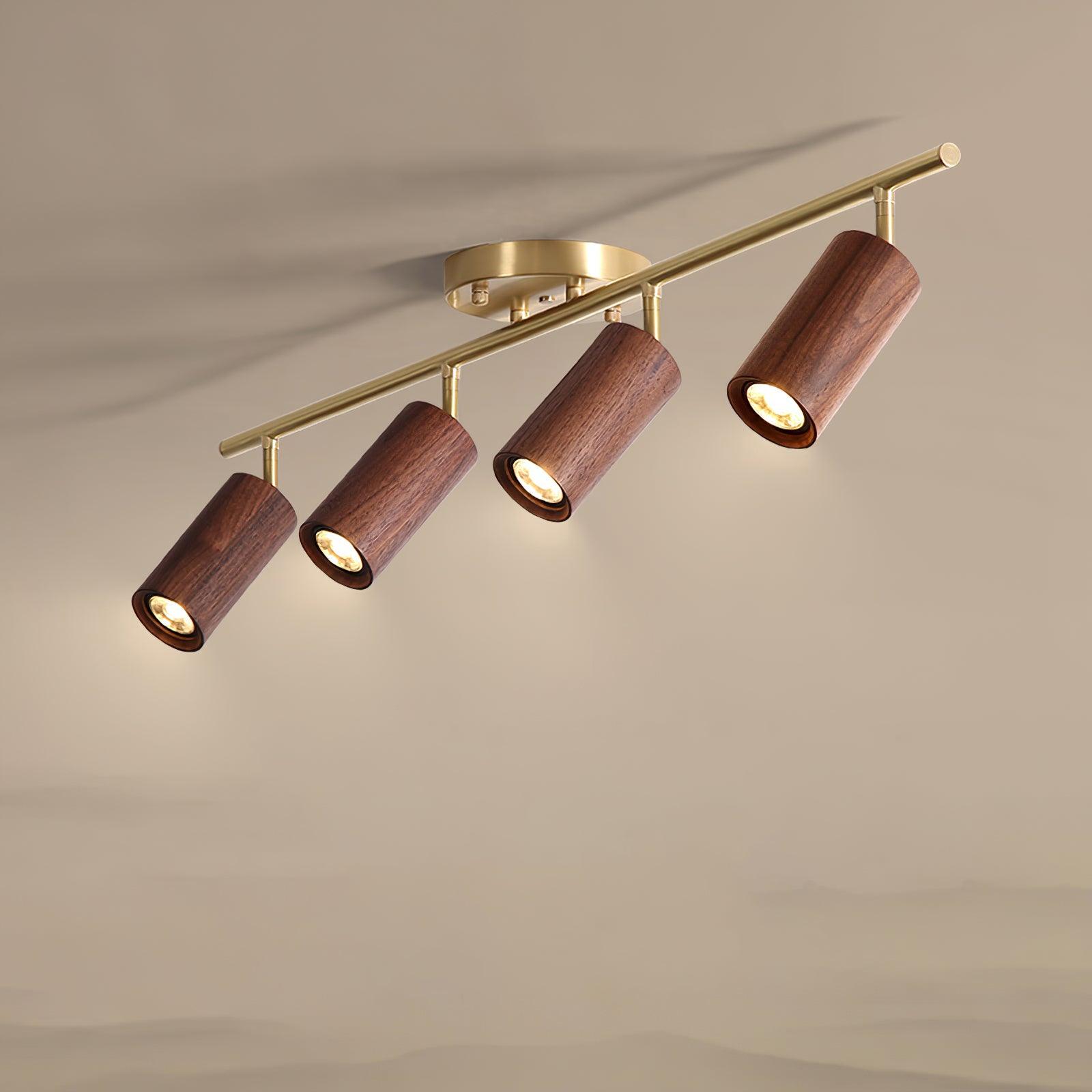 Liora Wooden Track Ceiling Light - Neutralighting