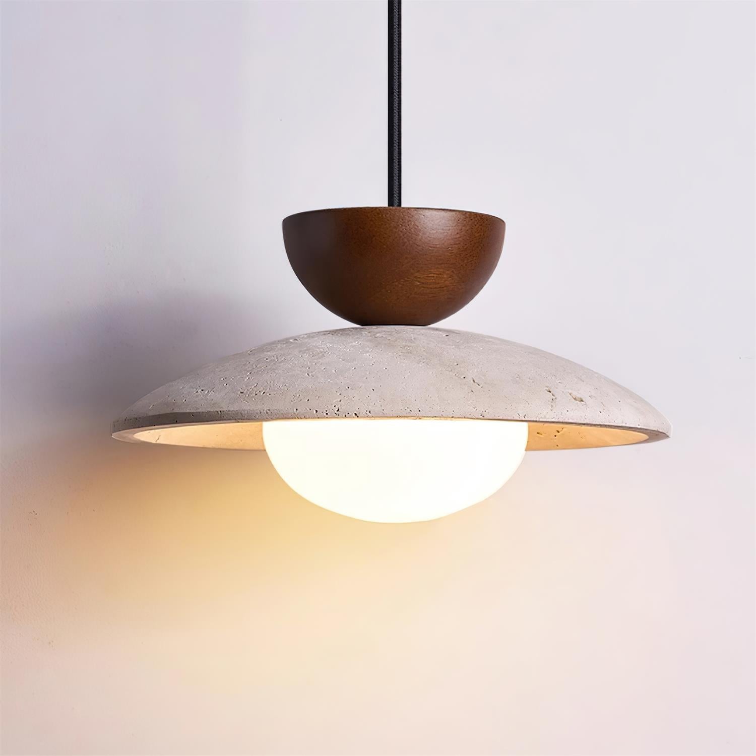 Ritta Modern Natural Travertine Pendant Lights - Neutralighting