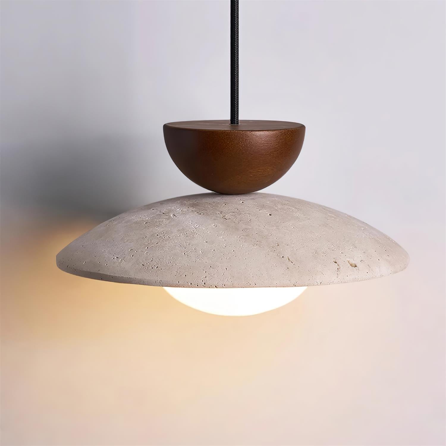Ritta Modern Natural Travertine Pendant Lights - Neutralighting