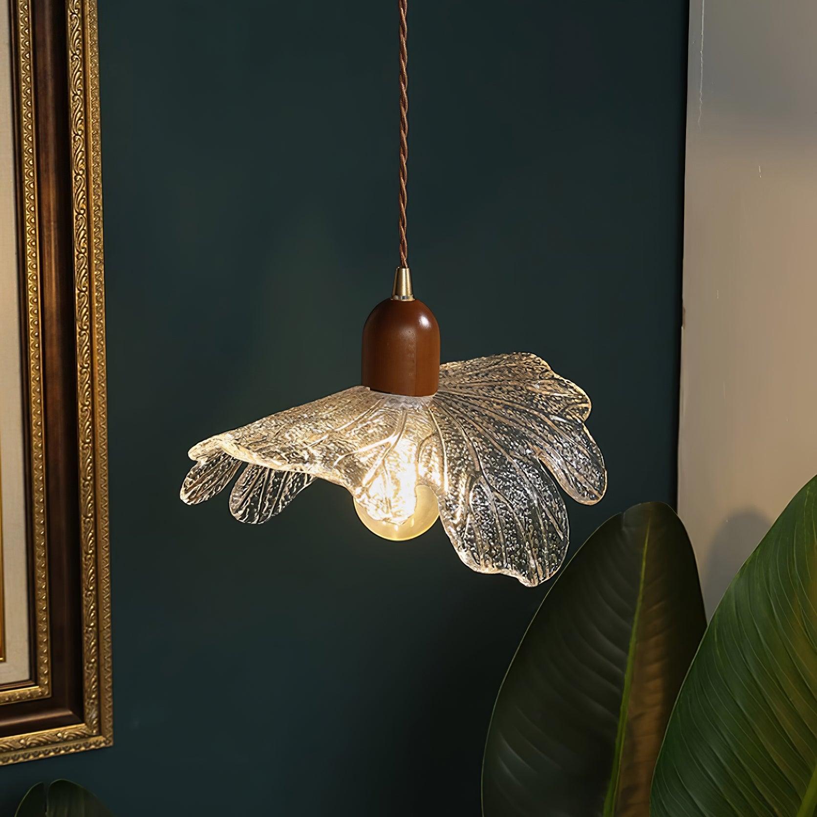 Pendant Lamp Tiffany-Style Glass Floral Shade Art - Neutralighting