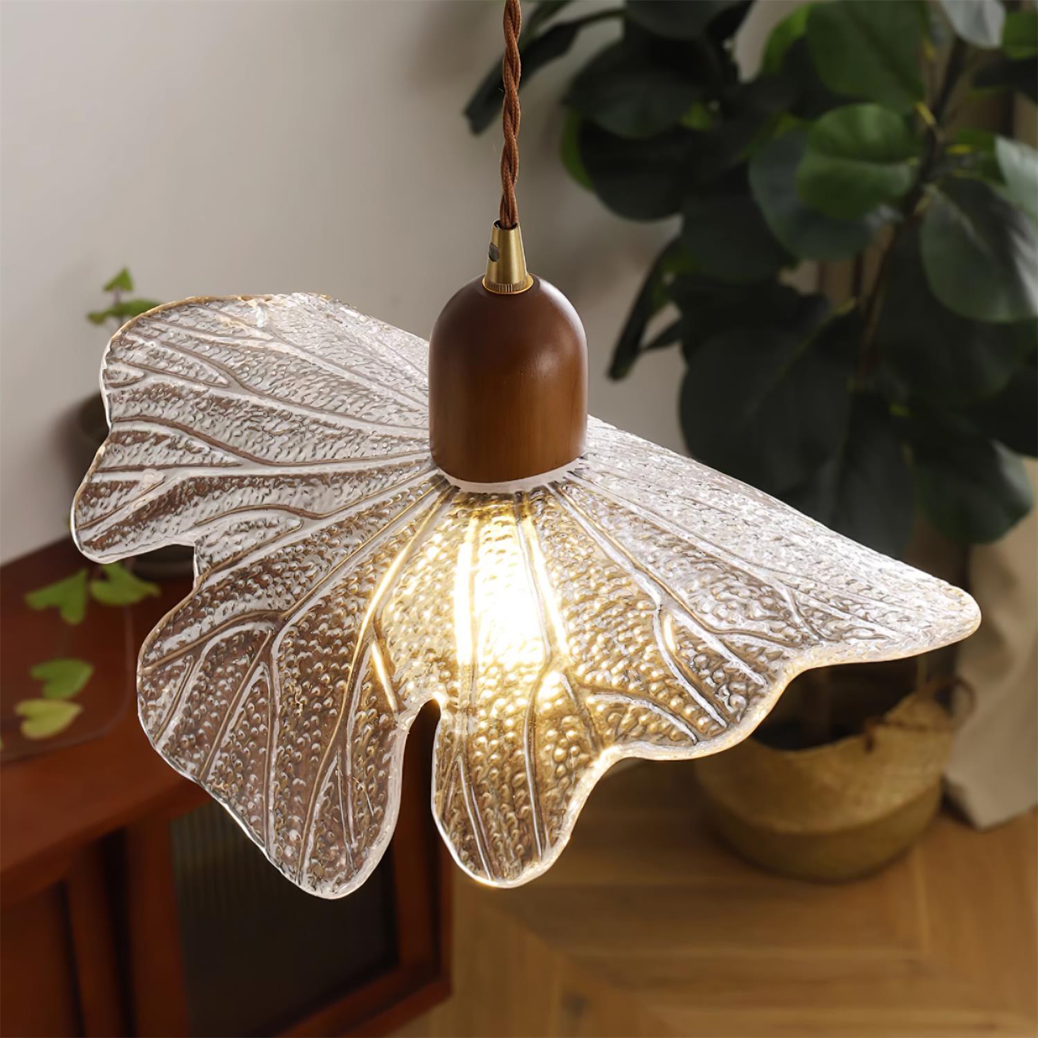 Pendant Lamp Tiffany-Style Glass Floral Shade Art - Neutralighting