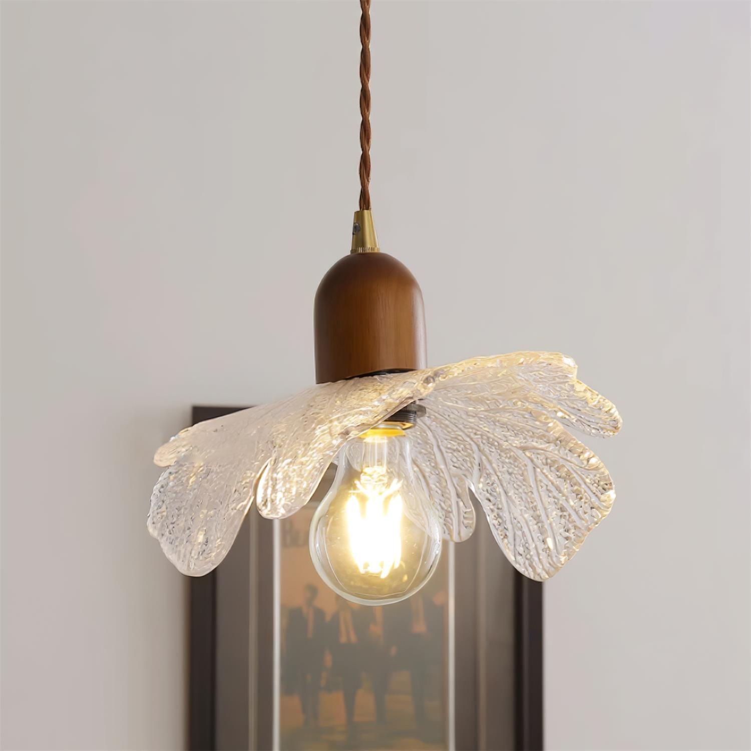 Pendant Lamp Tiffany-Style Glass Floral Shade Art - Neutralighting