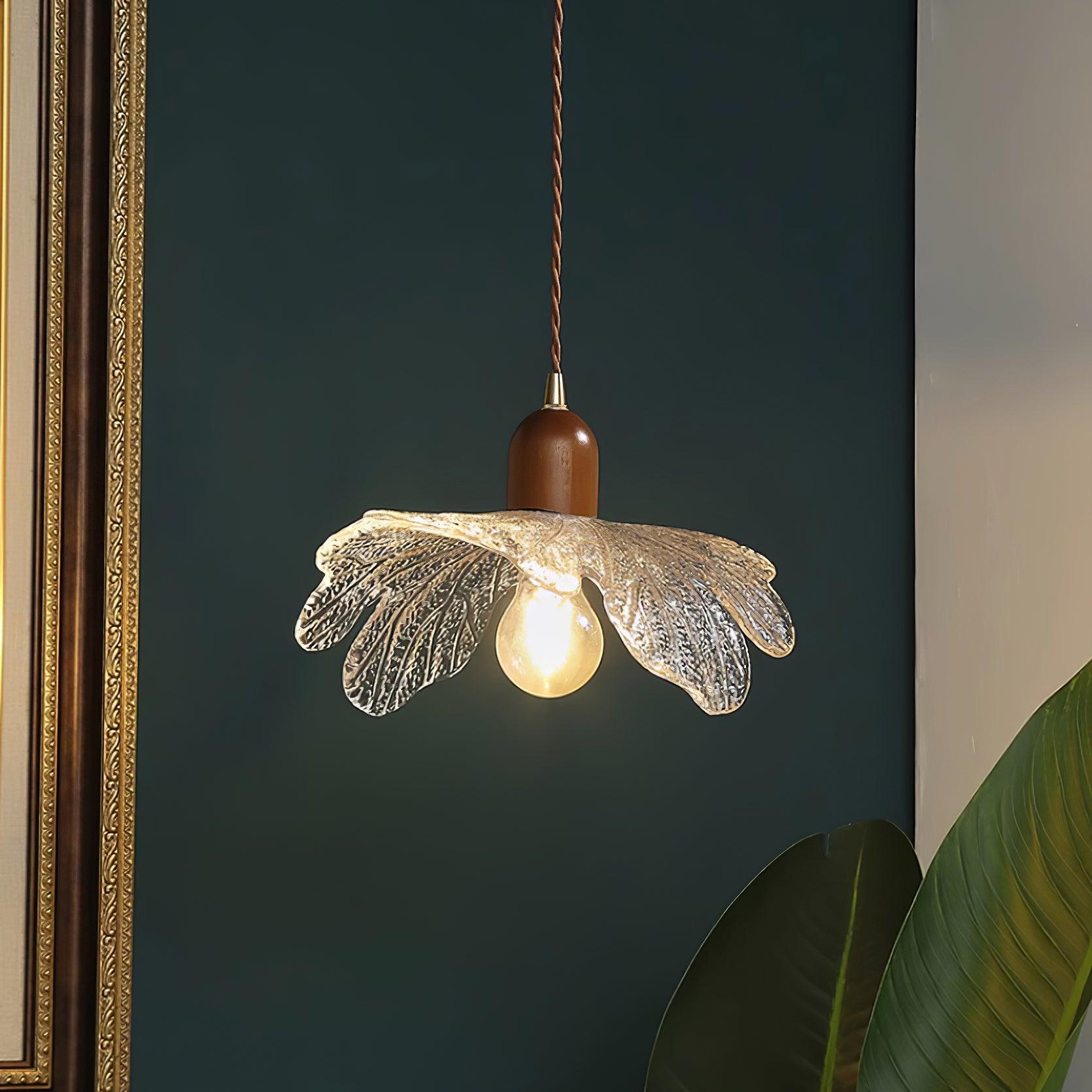 Pendant Lamp Tiffany-Style Glass Floral Shade Art - Neutralighting