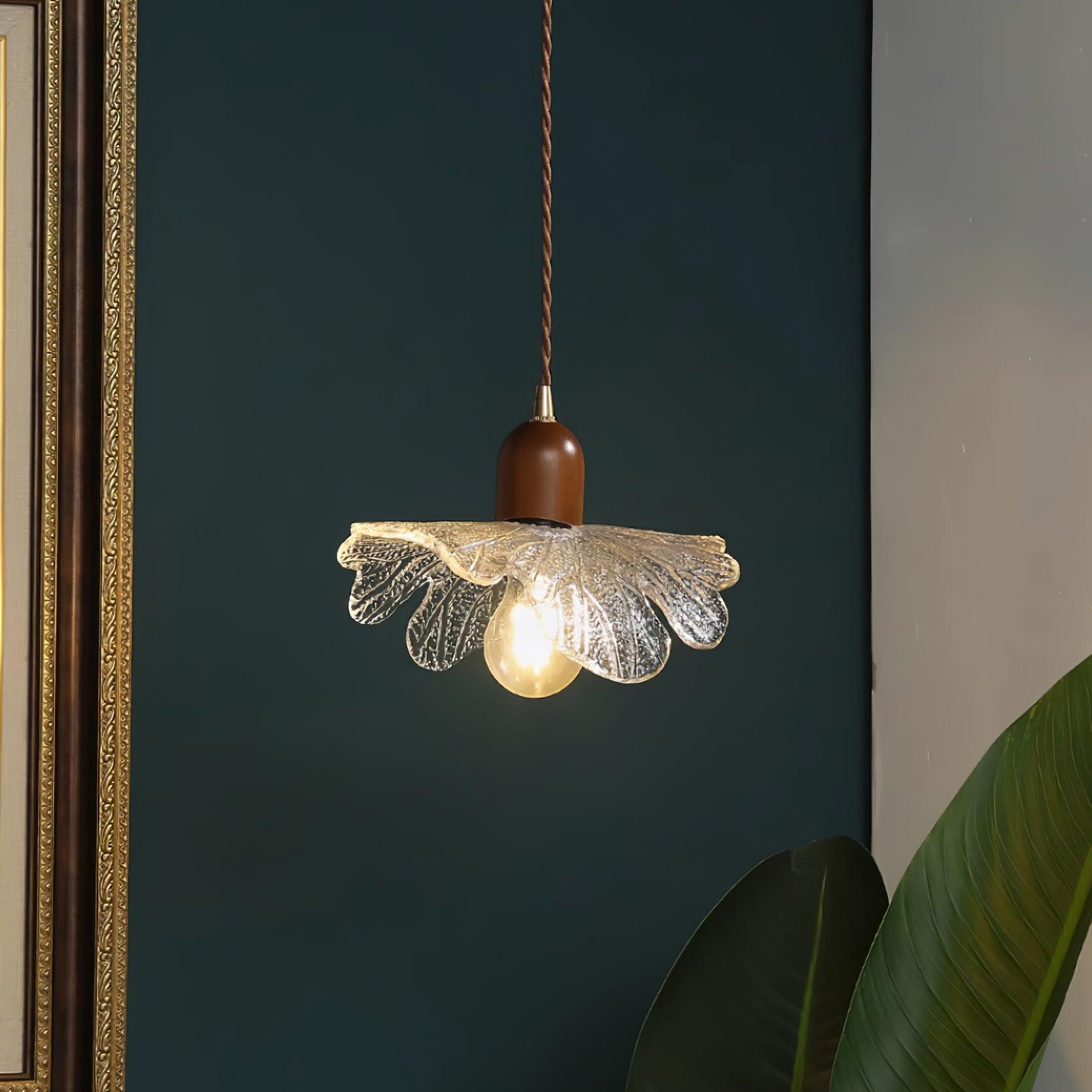Pendant Lamp Tiffany-Style Glass Floral Shade Art - Neutralighting