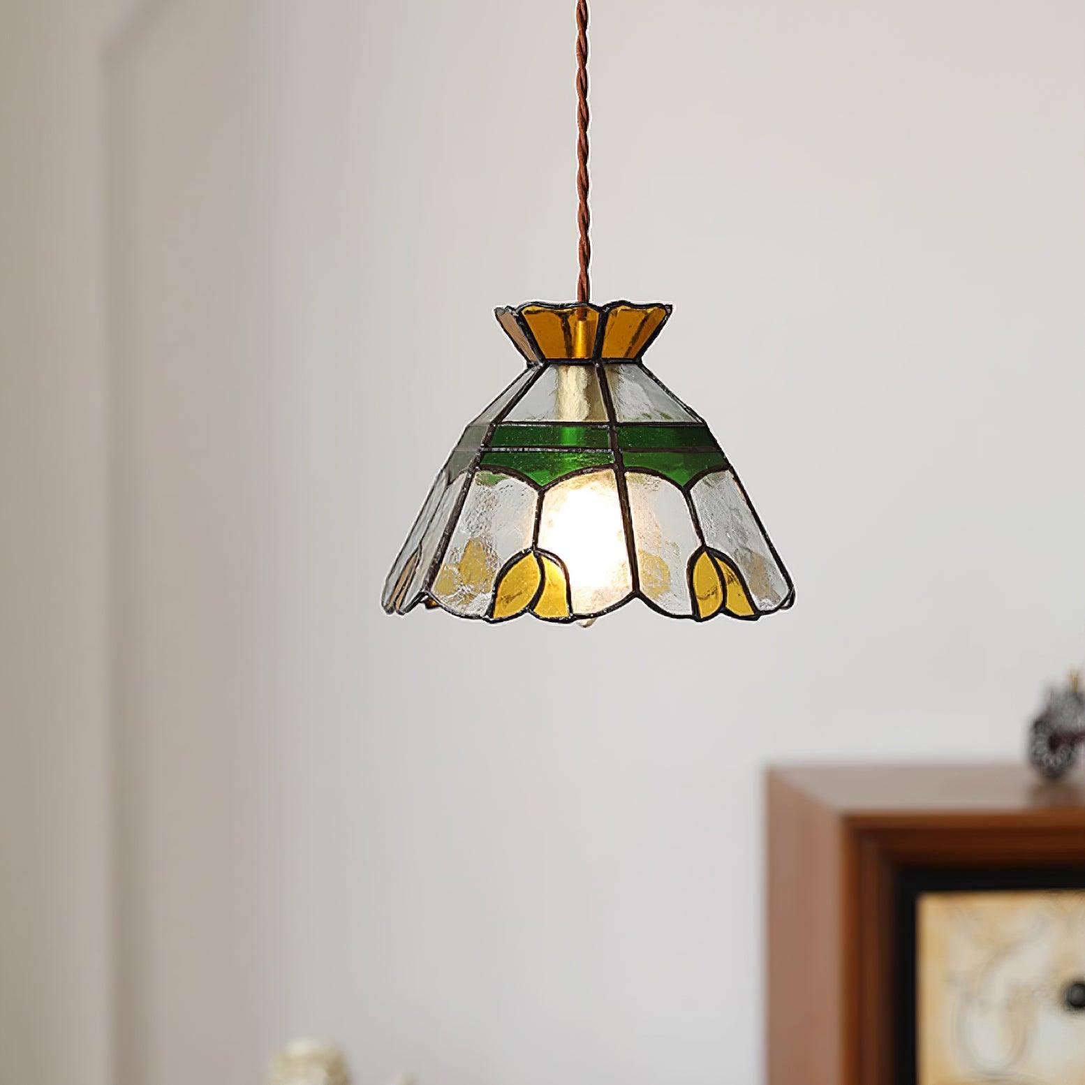 Eldine Stained Glass Pendant Light - Neutralighting
