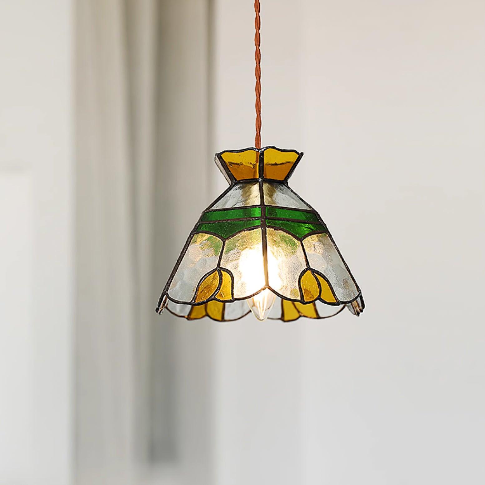 Eldine Stained Glass Pendant Light - Neutralighting