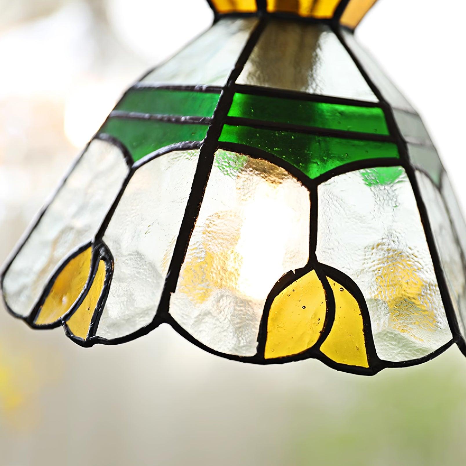 Eldine Stained Glass Pendant Light - Neutralighting
