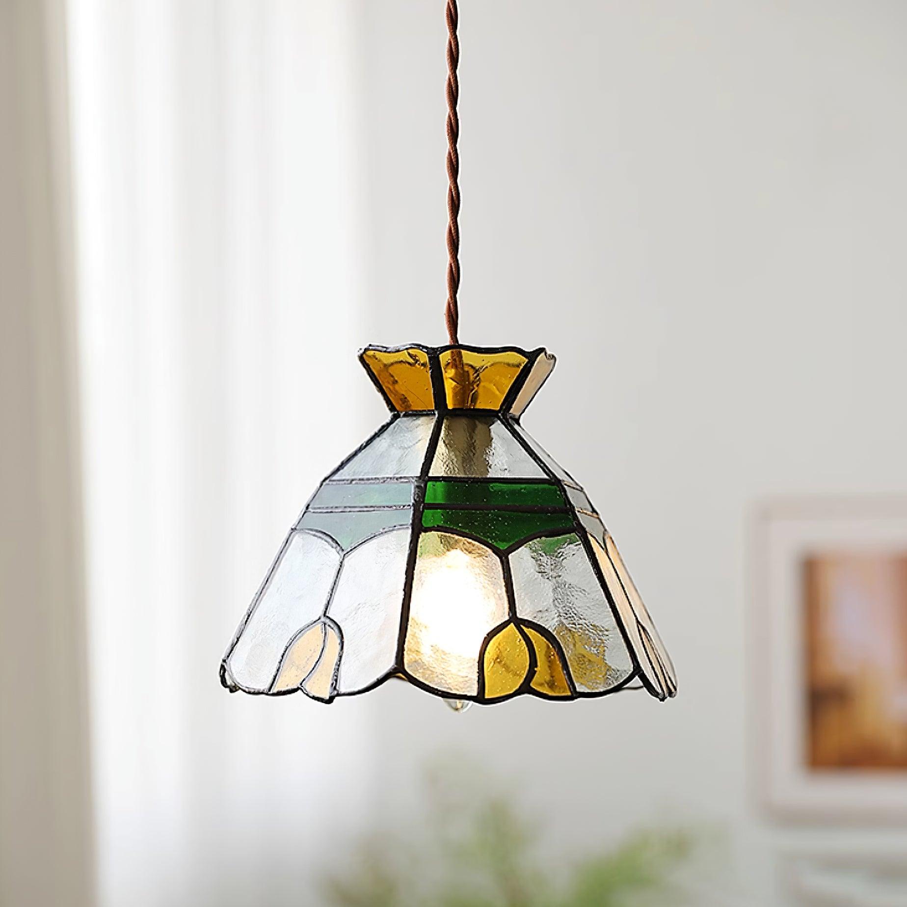 Eldine Stained Glass Pendant Light - Neutralighting