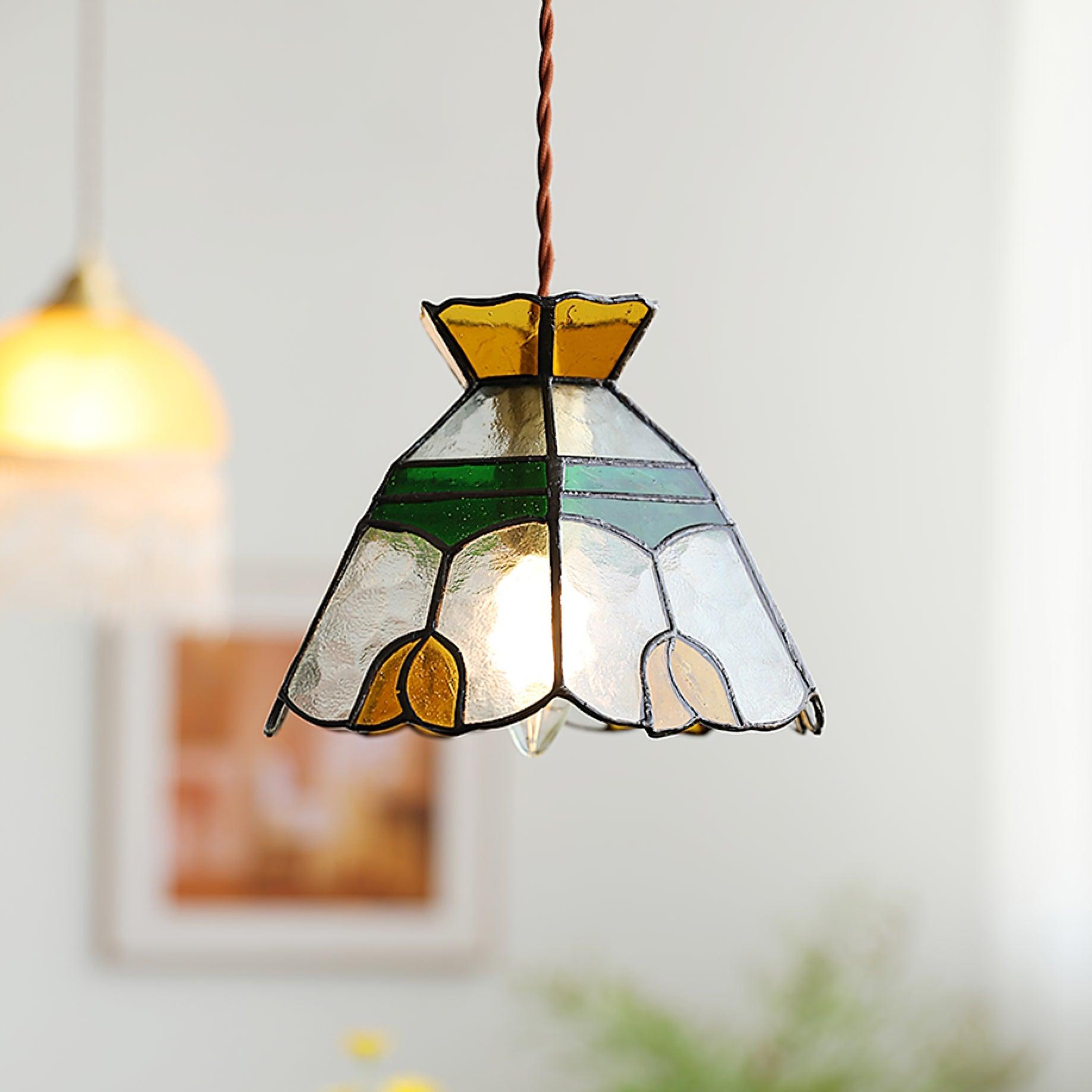Eldine Stained Glass Pendant Light - Neutralighting