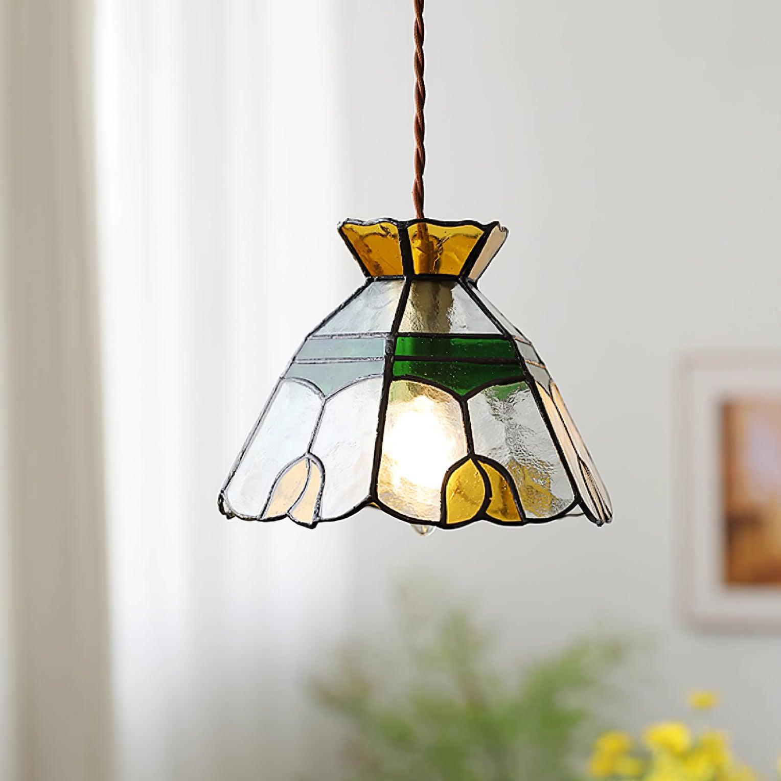 Eldine Stained Glass Pendant Light - Neutralighting