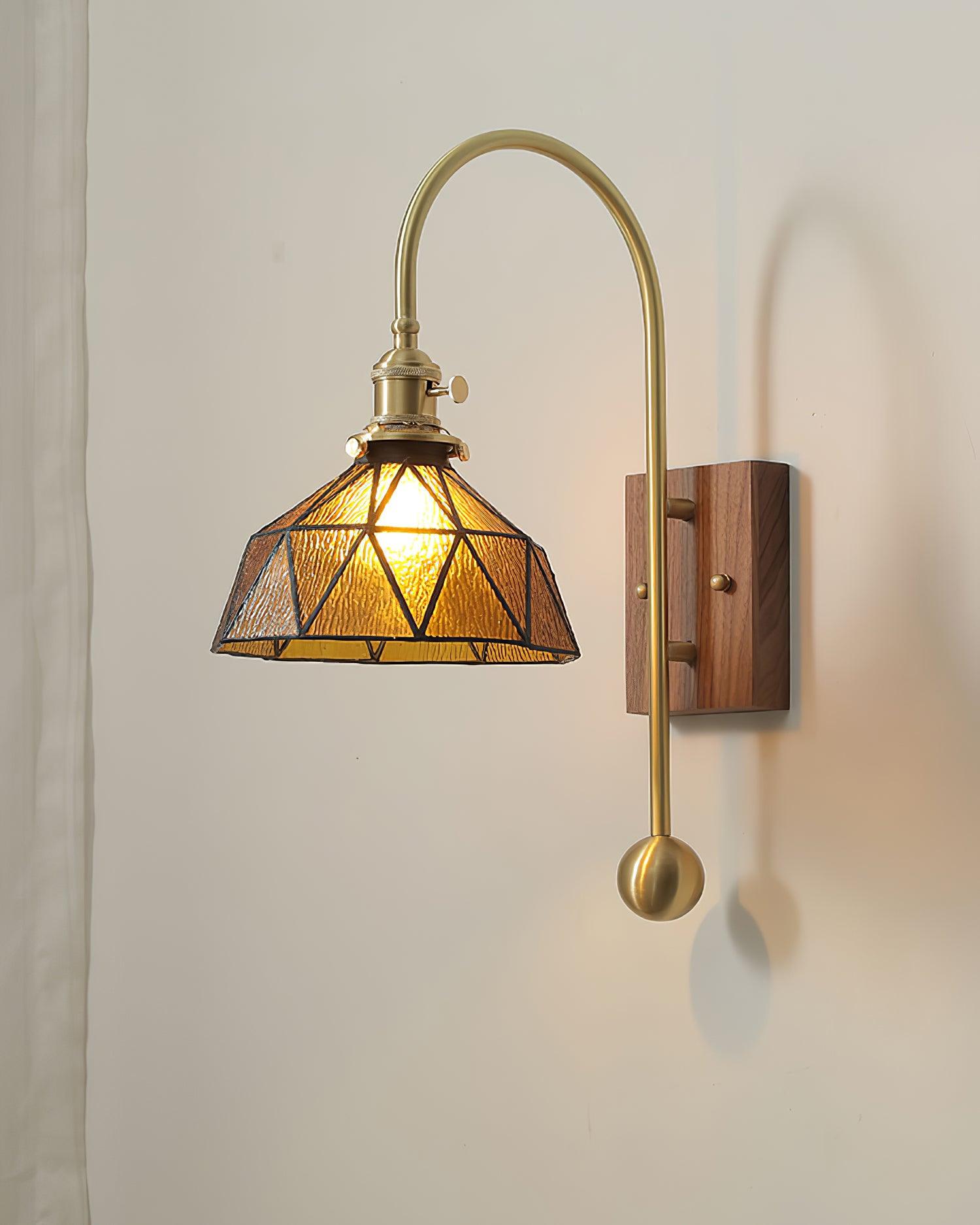 Vorelle Vintage Stained Wall Light - Neutralighting