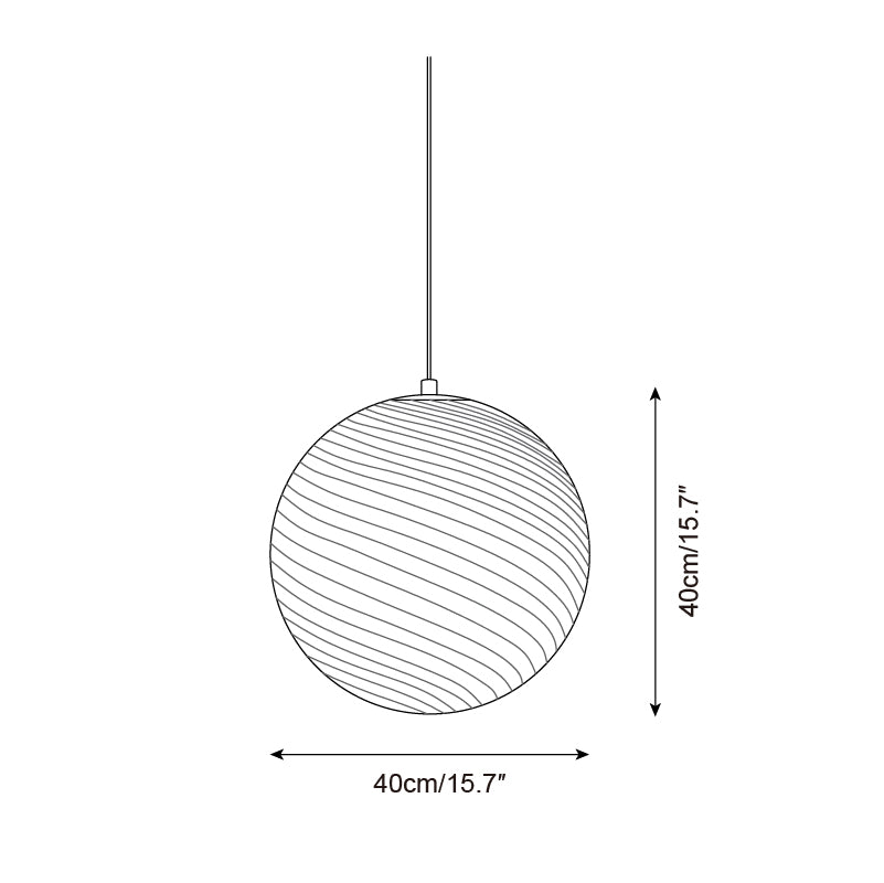 Joliv Glass Globe Pendant Lamp - Neutralighting