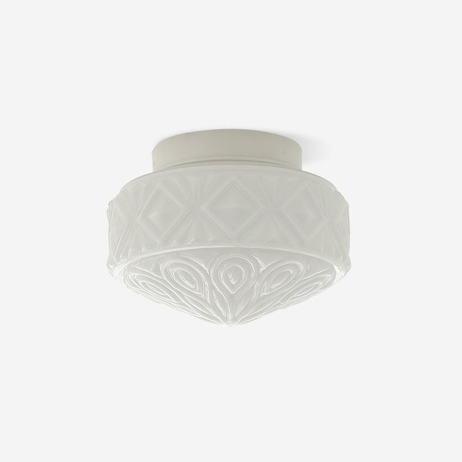 Evale Frosted Glass Flush Mount Ceiling Light - Neutralighting