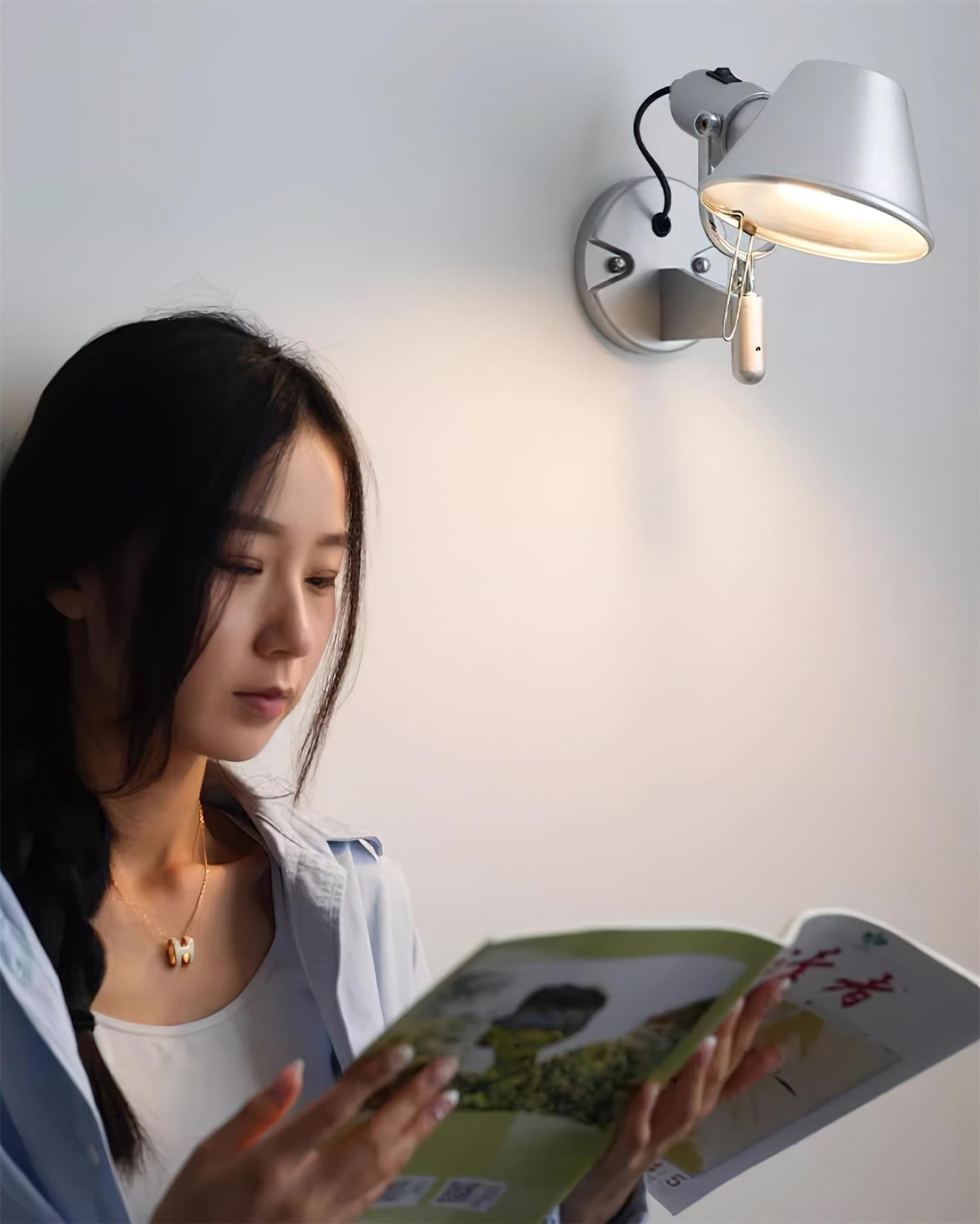 Wall Lamp Metal Body Conical Shade Adjustable Modern Minimalist - Neutralighting