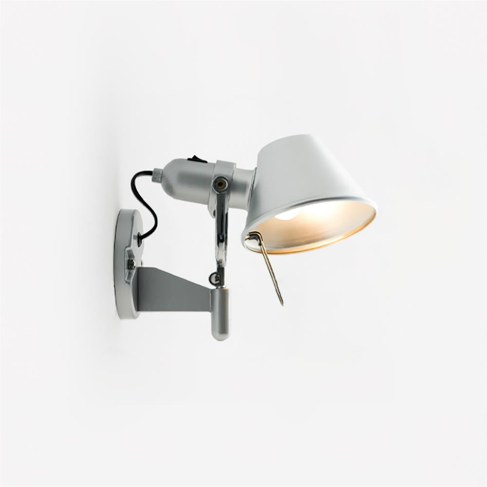 Wall Lamp Metal Body Conical Shade Adjustable Modern Minimalist - Neutralighting