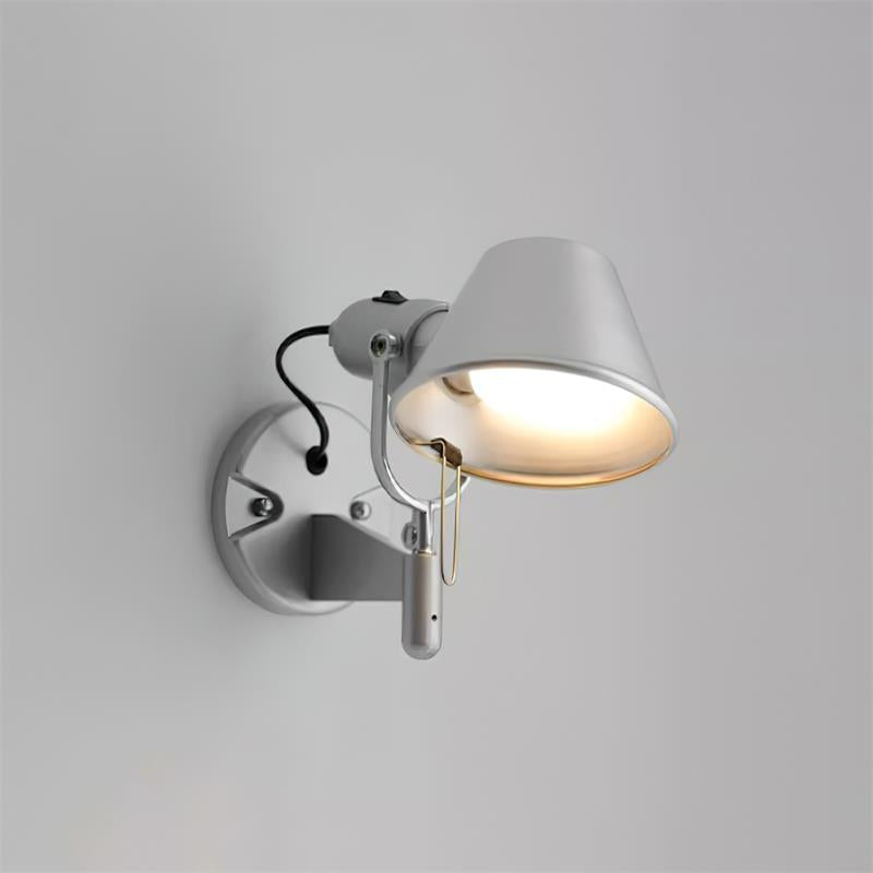 Wall Lamp Metal Body Conical Shade Adjustable Modern Minimalist - Neutralighting