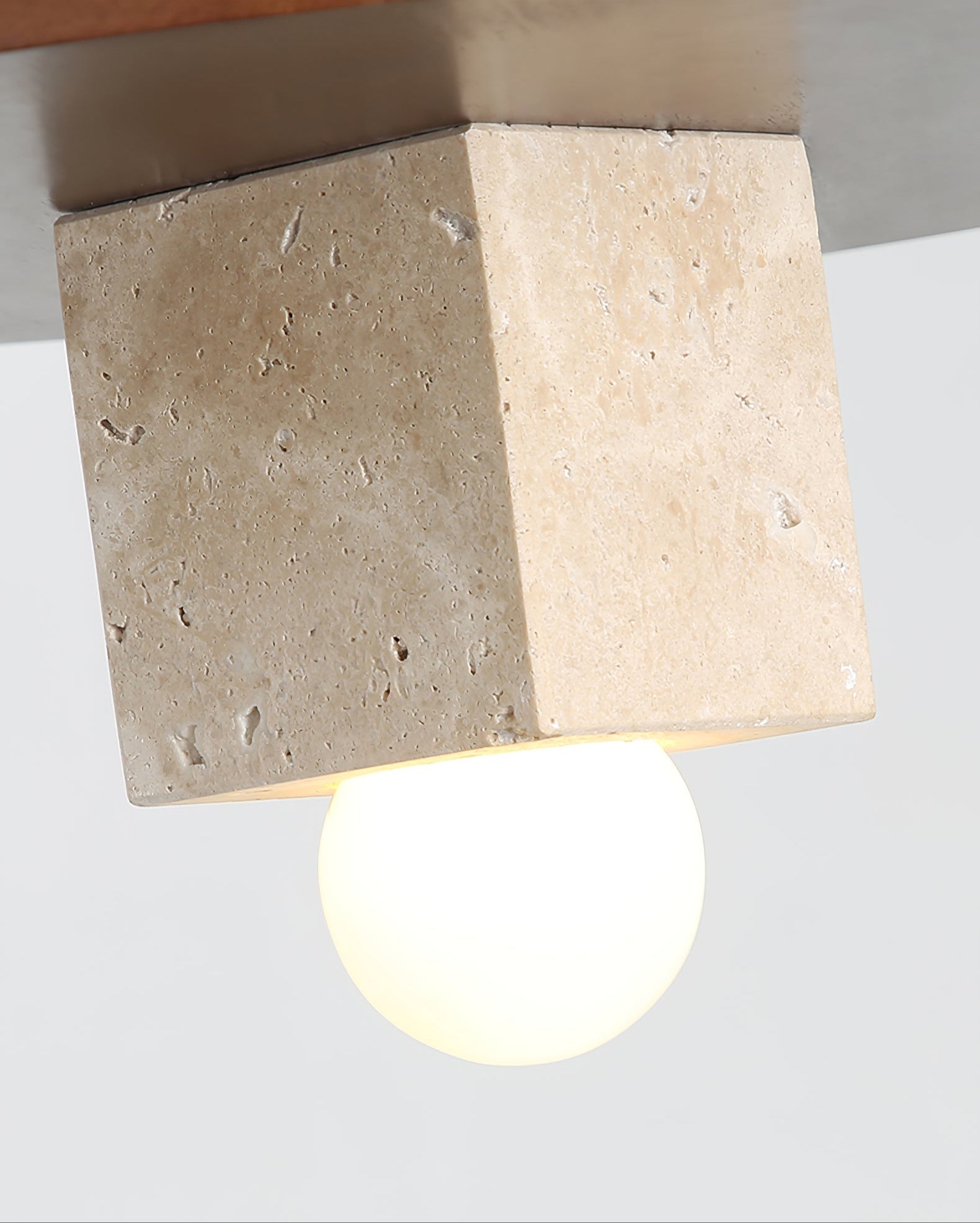 Ucariel Geometric Travertine Pendant Light - Neutralighting